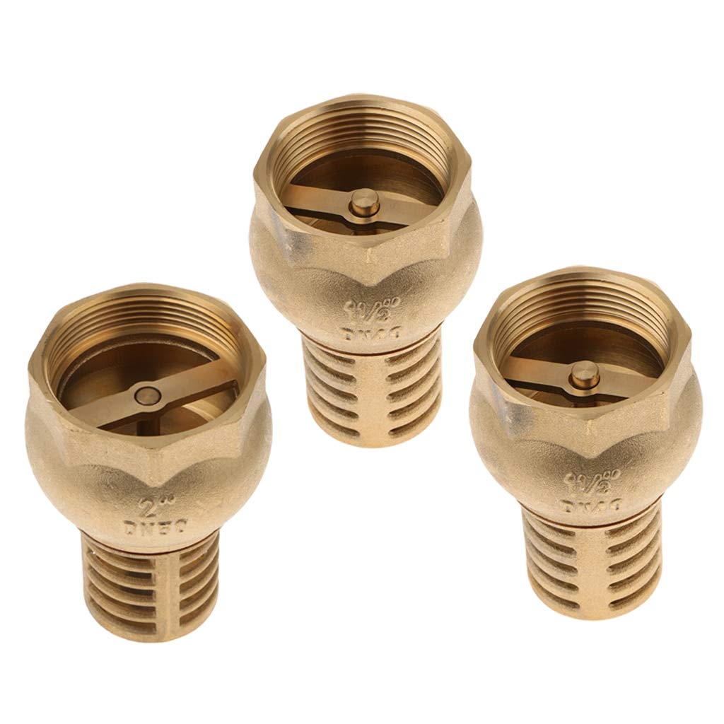 High-Quality Brass Foot Valve DN32 - Easy Installation, Durable Metal Bottom Valve for Water Pumps, Wells & Irrigation Systems