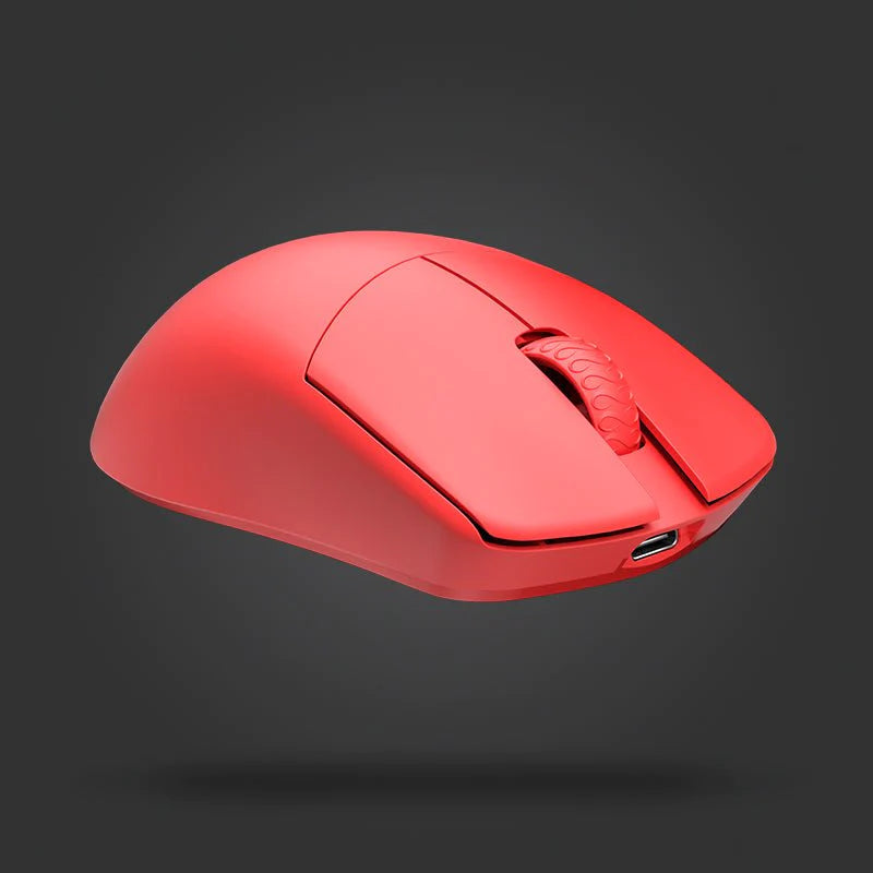 Lamzu Maya Wireless Gaming Mouse - Imperial Red (4K Compatible) | Lightweight Ergonomic Design for FPS, MOBA & Esports | PC & Mac Gaming Accessories