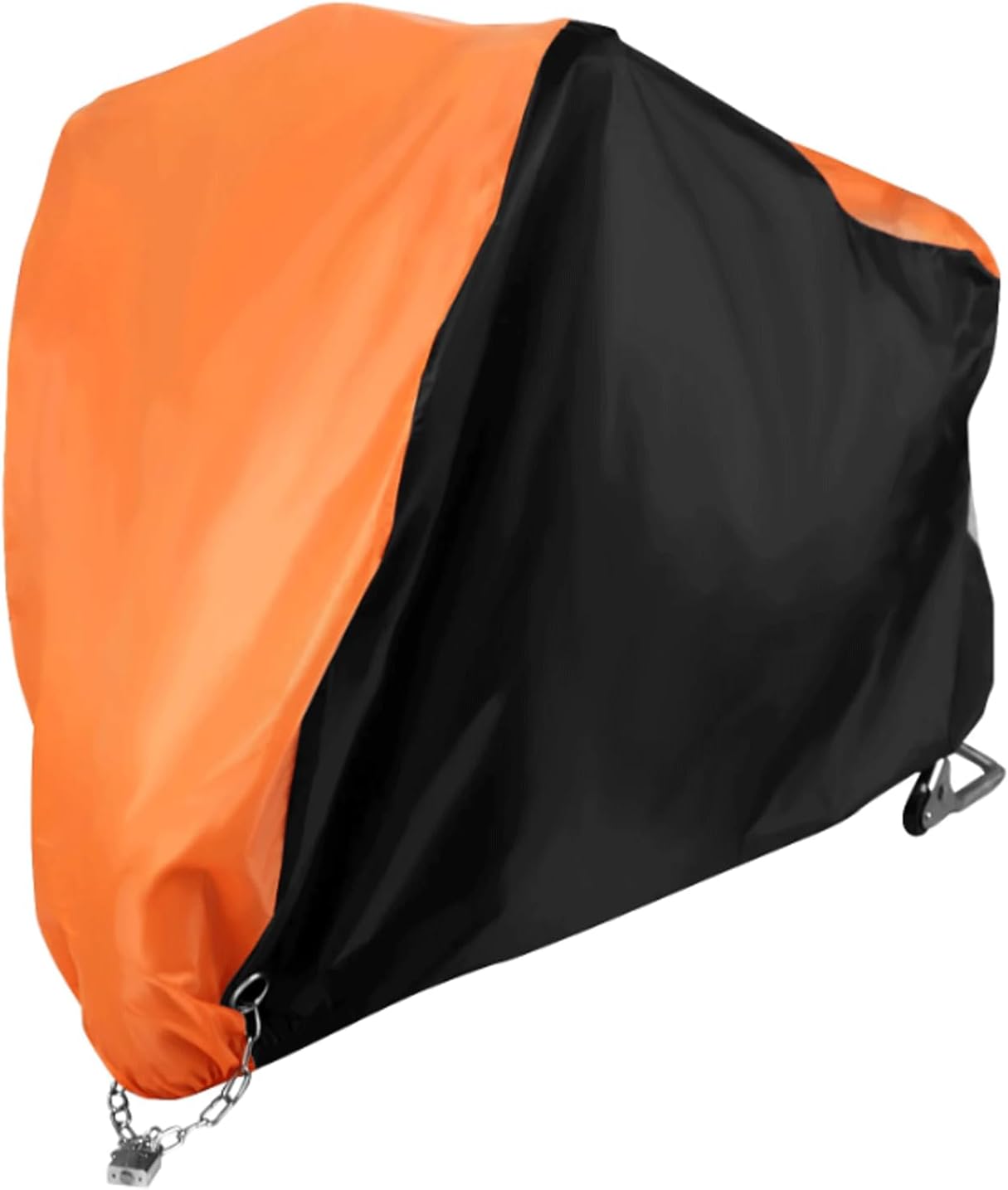 Premium 190T Motorcycle Dust Cover - Waterproof & UV Resistant - Fits All Bike Sizes - Ideal for Outdoor & Garage Storage Protection