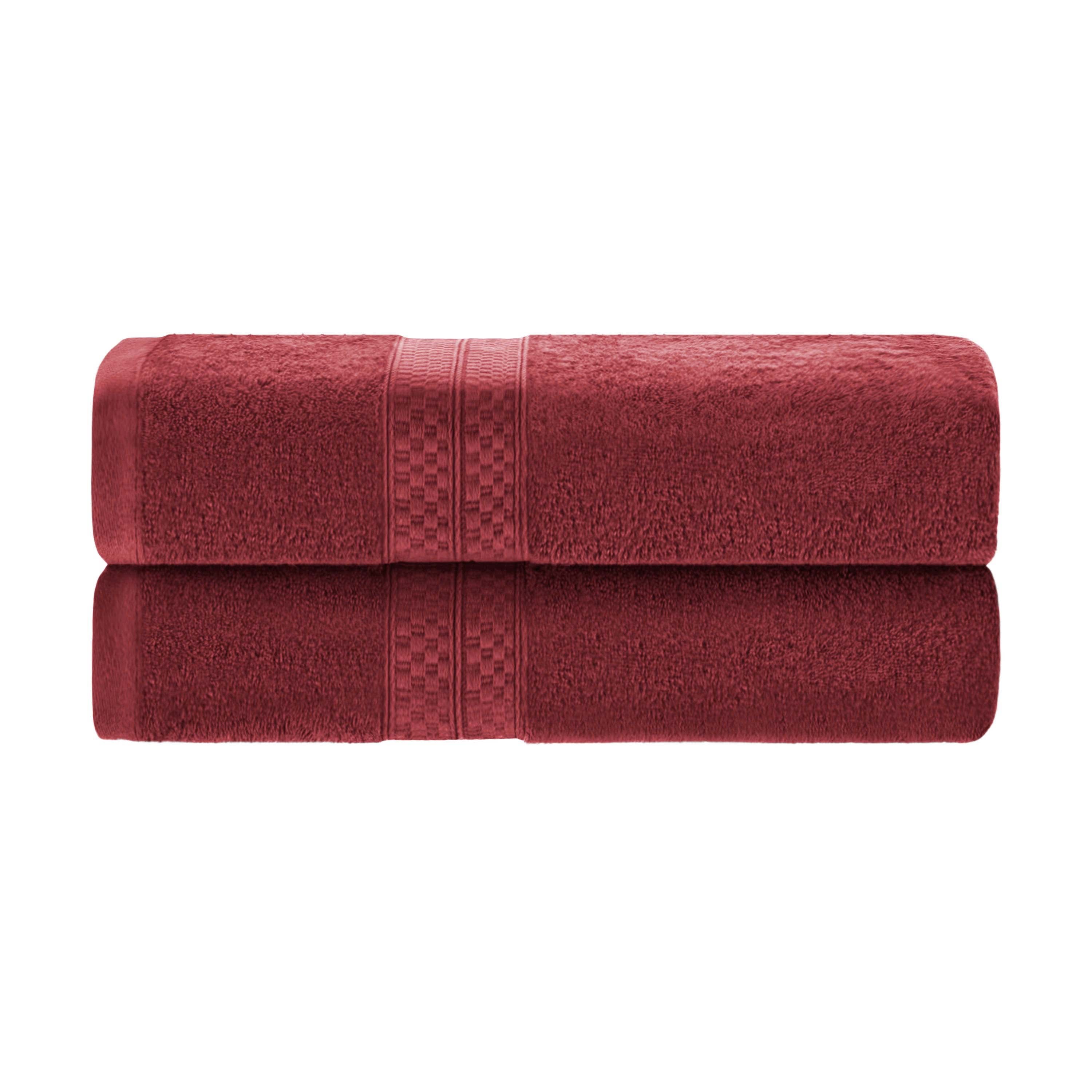 Premium Bamboo Rayon 2-Piece Plush Heavyweight Bath Towel Set - Ultra Soft & Absorbent for Spa, Bathroom & Luxury Home Use
