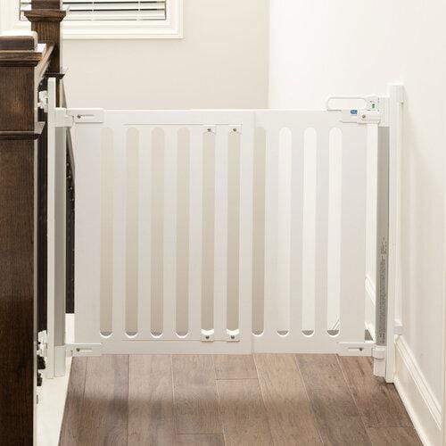Qdos Spectrum Wood Gate Hardware Mount - Heavy Duty Stainless Steel Hinges & Latches for Outdoor Fence & Garden Gates (Perfect for Backyard, Farm, and Privacy Fencing)