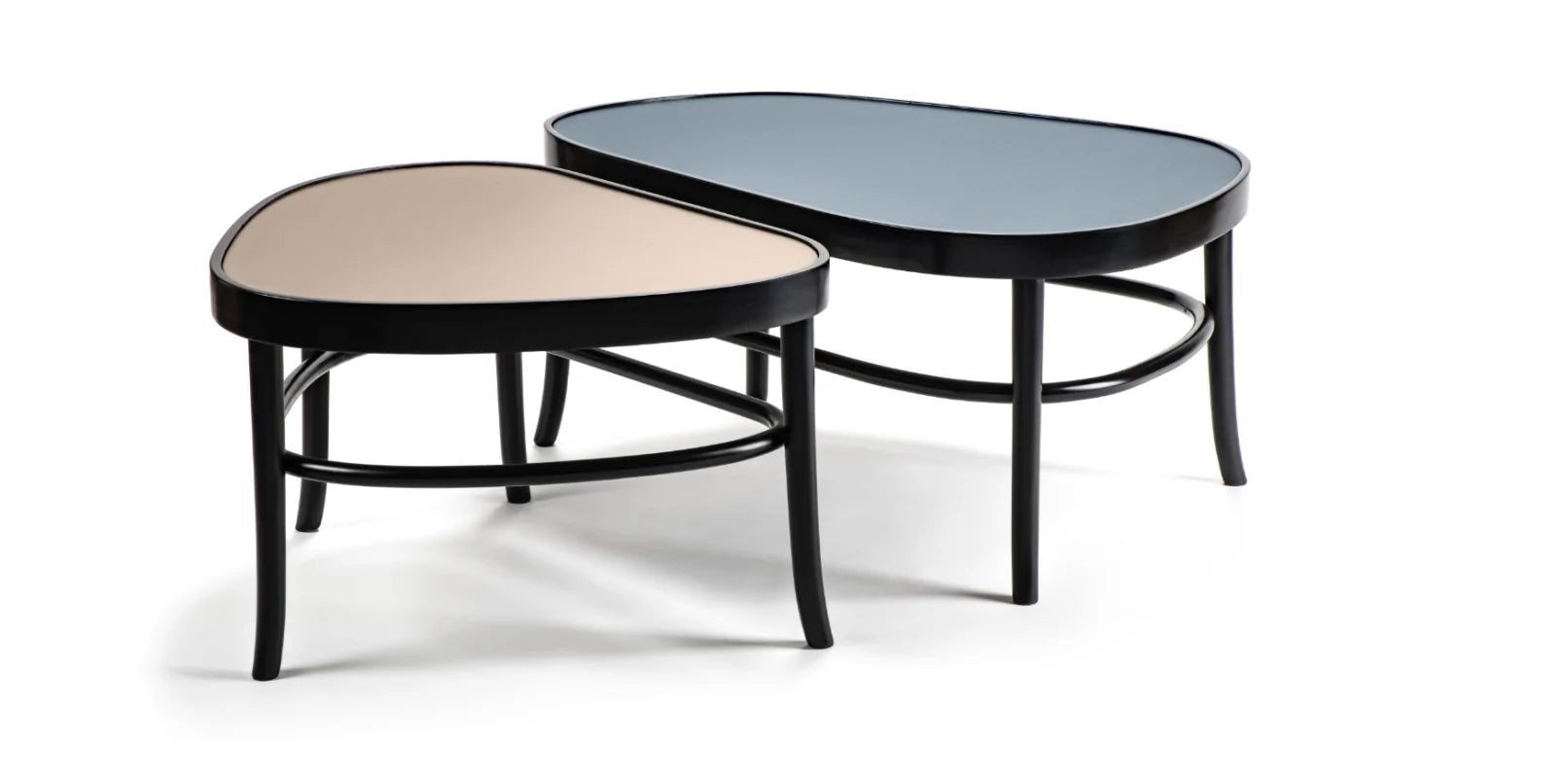 Peer A Bentwood Coffee Table by GTV - Modern Round Wooden Coffee Table for Living Room, Lounge & Office - Perfect for Home Decor & Small Space Furniture