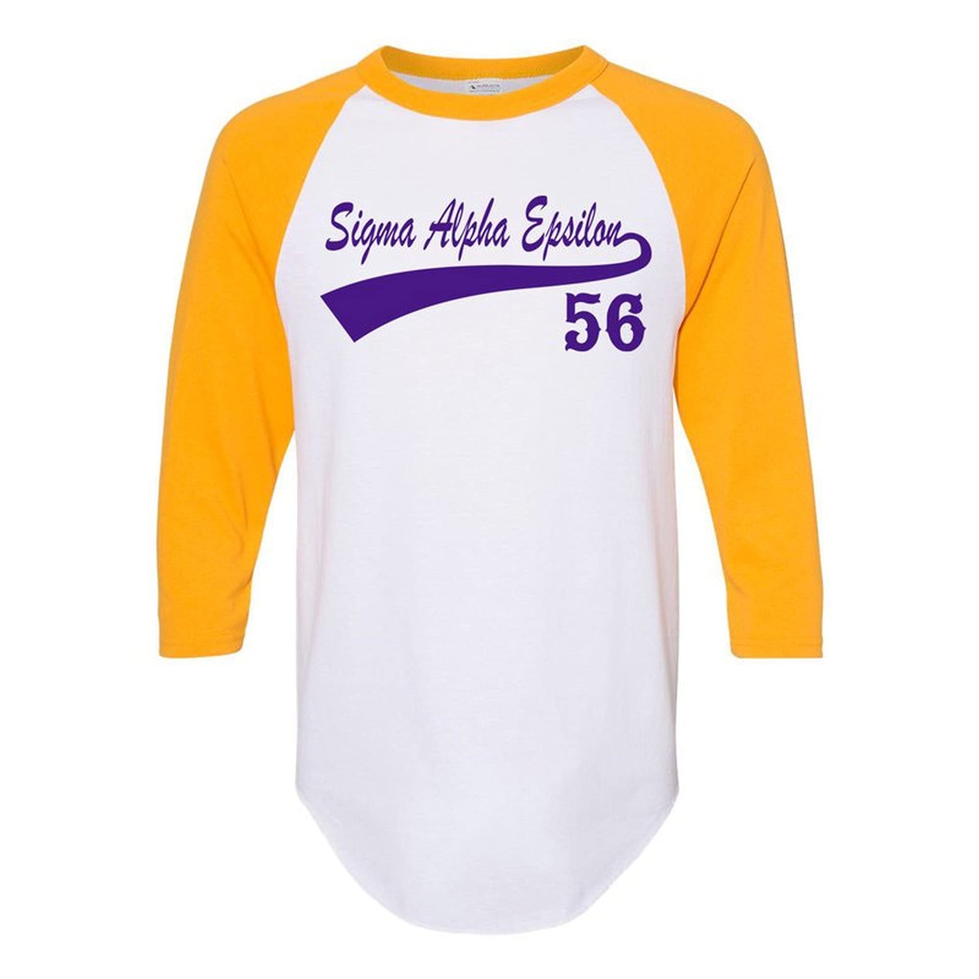 Sigma Alpha Epsilon SAE Fraternity Raglan T-Shirt - Comfortable Vintage Greek Letter Design for College Students & Alumni - Perfect for Rush Week, Brotherhood Events & Campus Wear