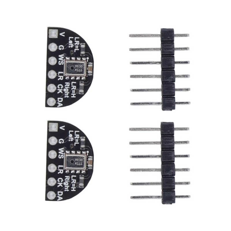 High Sensitivity 140dB SPL MEMS Microphone Module - MSM261S4030H0 with I2S Digital Output (2-Pack) for Development Boards | Omnidirectional Sound Capture for IoT, Smart Home & Voice Recognition Devices
