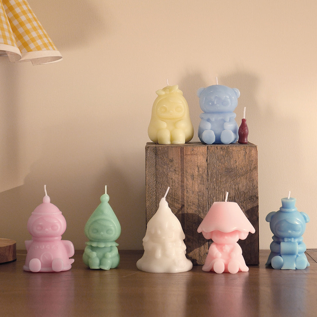 POP MART Pucky Home Time Series Scented Candle Blind Box - Aromatherapy Candles for Home Decor, Gifts & Relaxation | Perfect for Bedroom, Bathroom & Living Room Ambiance