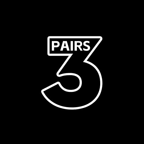 3 Pairs Black