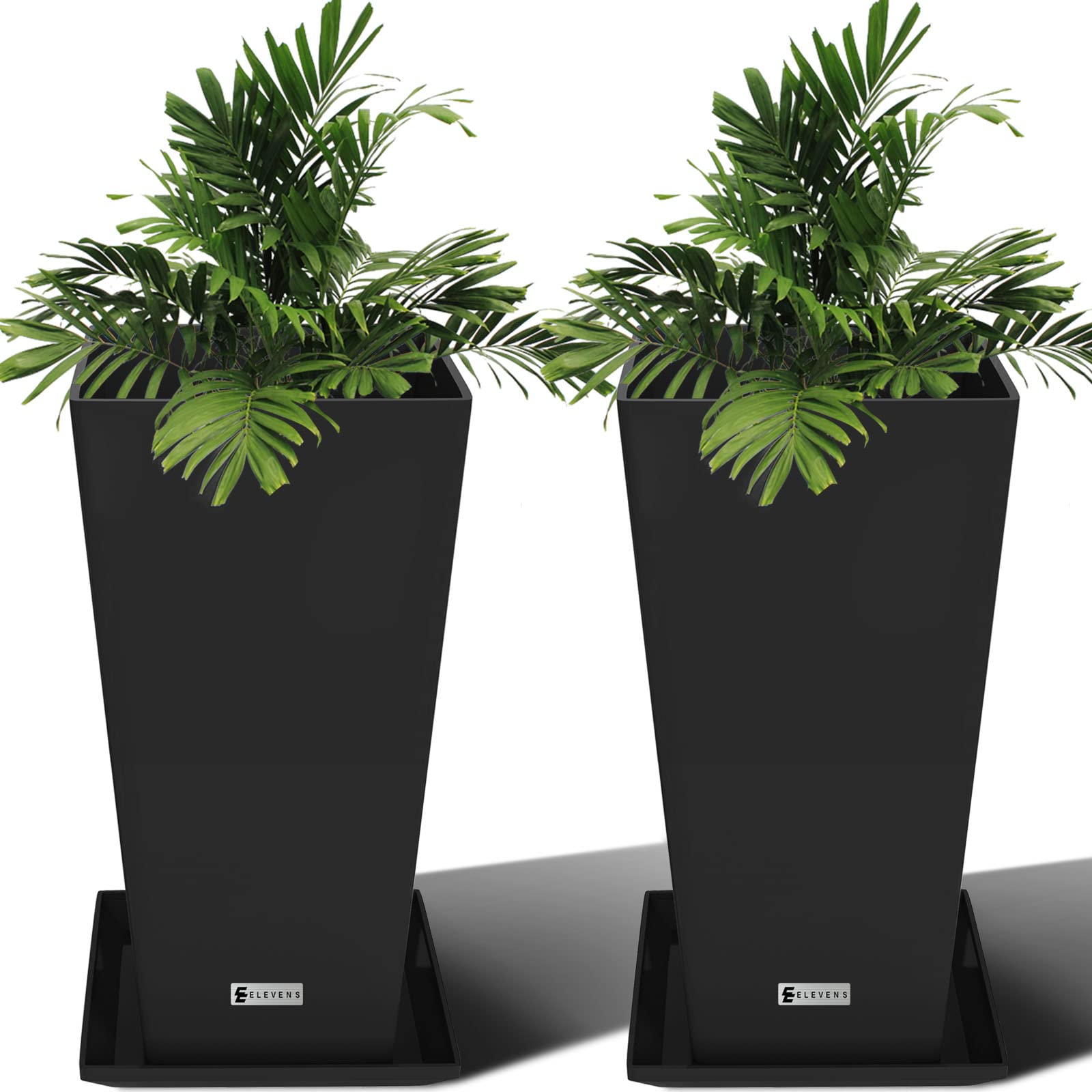 Elevens Modern Tapered Square Planter - 11