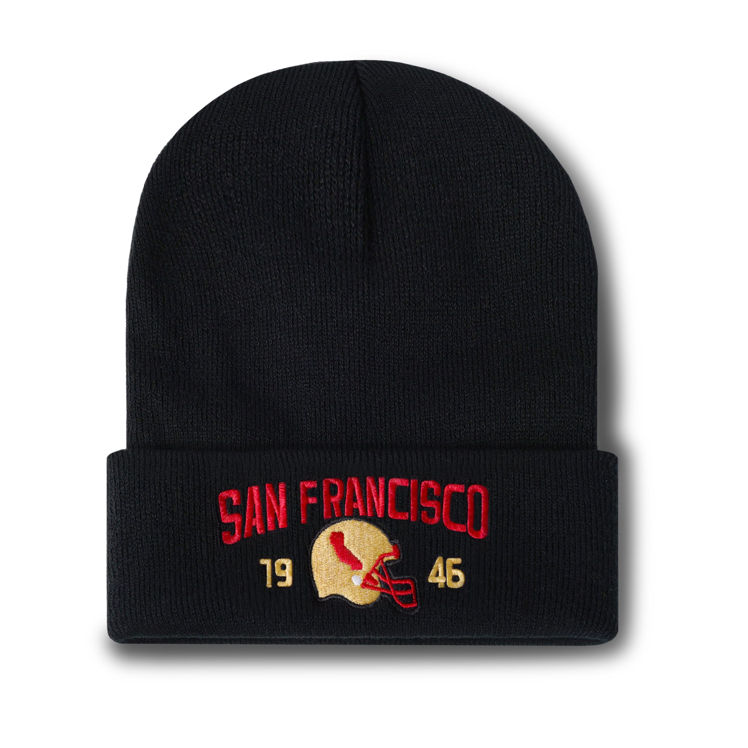 Men's & Women's Sport Beanie - Embroidered Winter Hat for Running, Skiing & Outdoor Activities - Cozy Knit Cap for Cold Weather & Athletic Apparel Gifts
