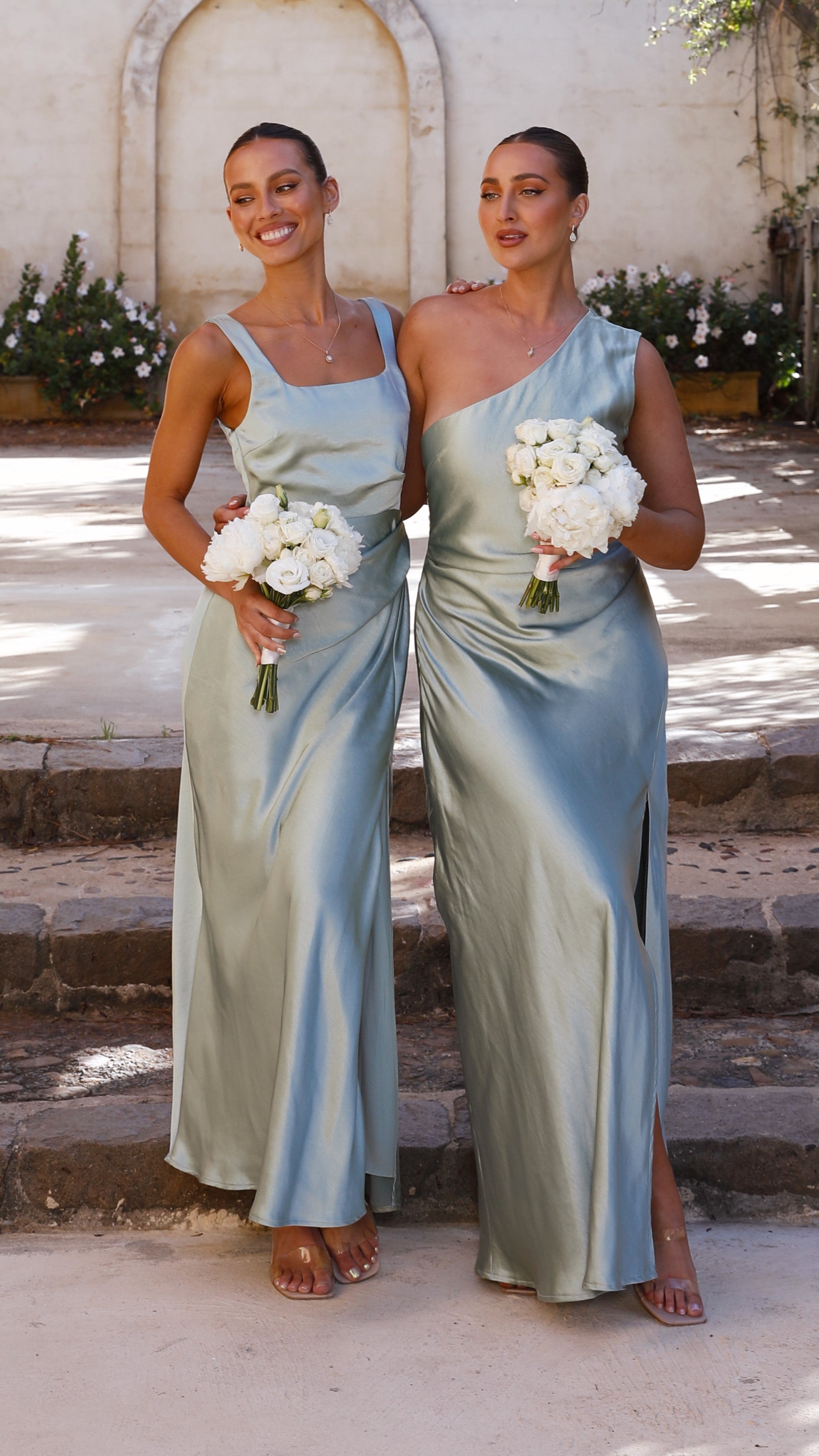Alaria Maxi Dress in Sage Green - Flowy Long Summer Dress for Women, Perfect for Beach Vacations, Weddings & Casual Outings