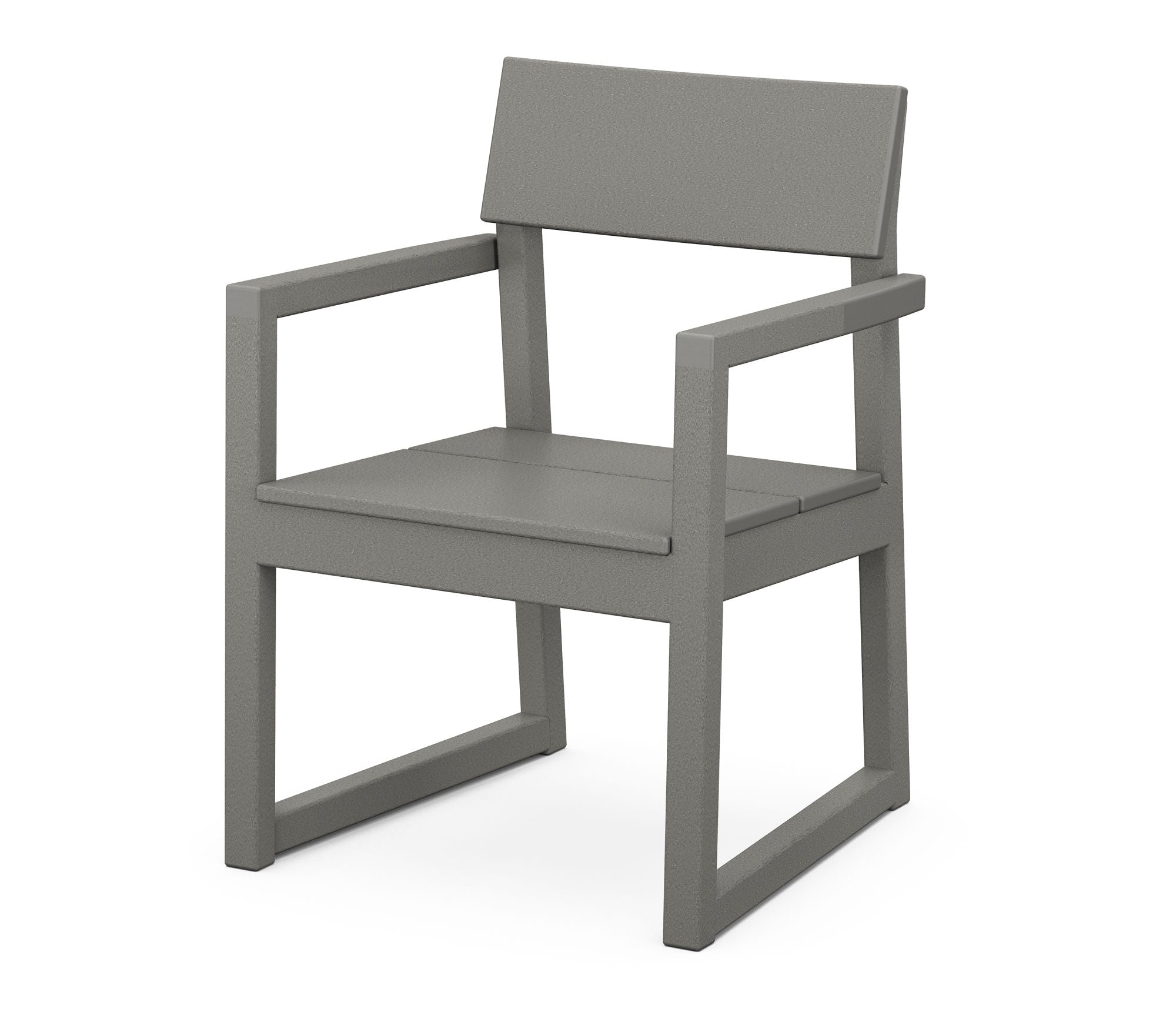 POLYWOOD EDGE Dining Arm Chair – Weather-Resistant Outdoor & Indoor Dining Chair for Patio, Deck, or Kitchen – Durable & Comfortable Seating Solution