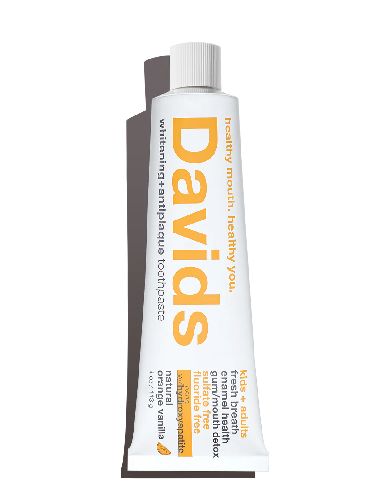 Orange Vanilla Premium Toothpaste with Nano Hydroxyapatite for Sensitive Teeth - Natural Whitening & Enamel Repair - Perfect for Daily Oral Care & Fresh Breath