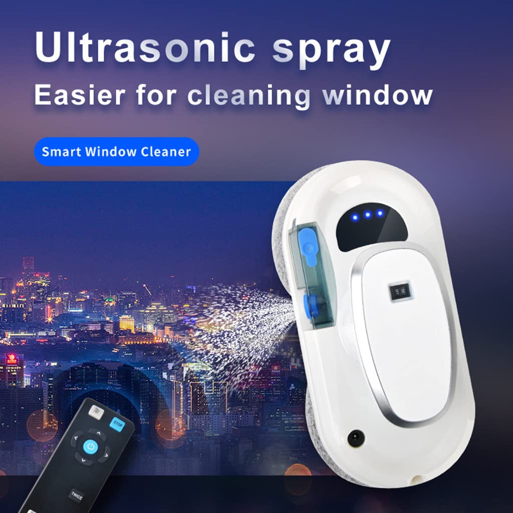 Automatic Electric Window Cleaning Robot - Smart Glass Vacuum Cleaner with Remote Control & Strong Suction | Perfect for High-Rise Buildings, Skylights & Hard-to-Reach Windows
