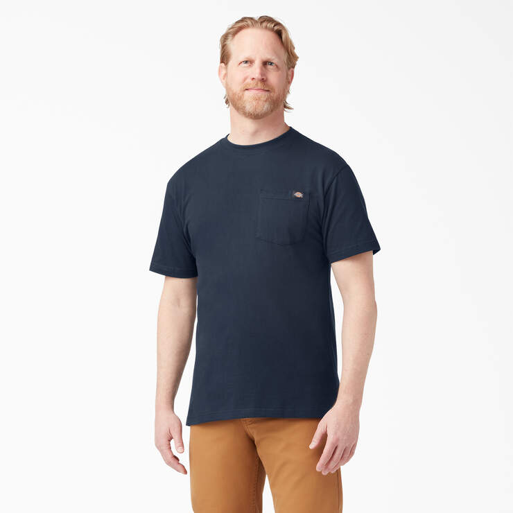 Dickies Men's Relaxed Fit Short Sleeve Pocket T-Shirt - Comfortable Casual Workwear for Construction, Warehouse & Outdoor Activities