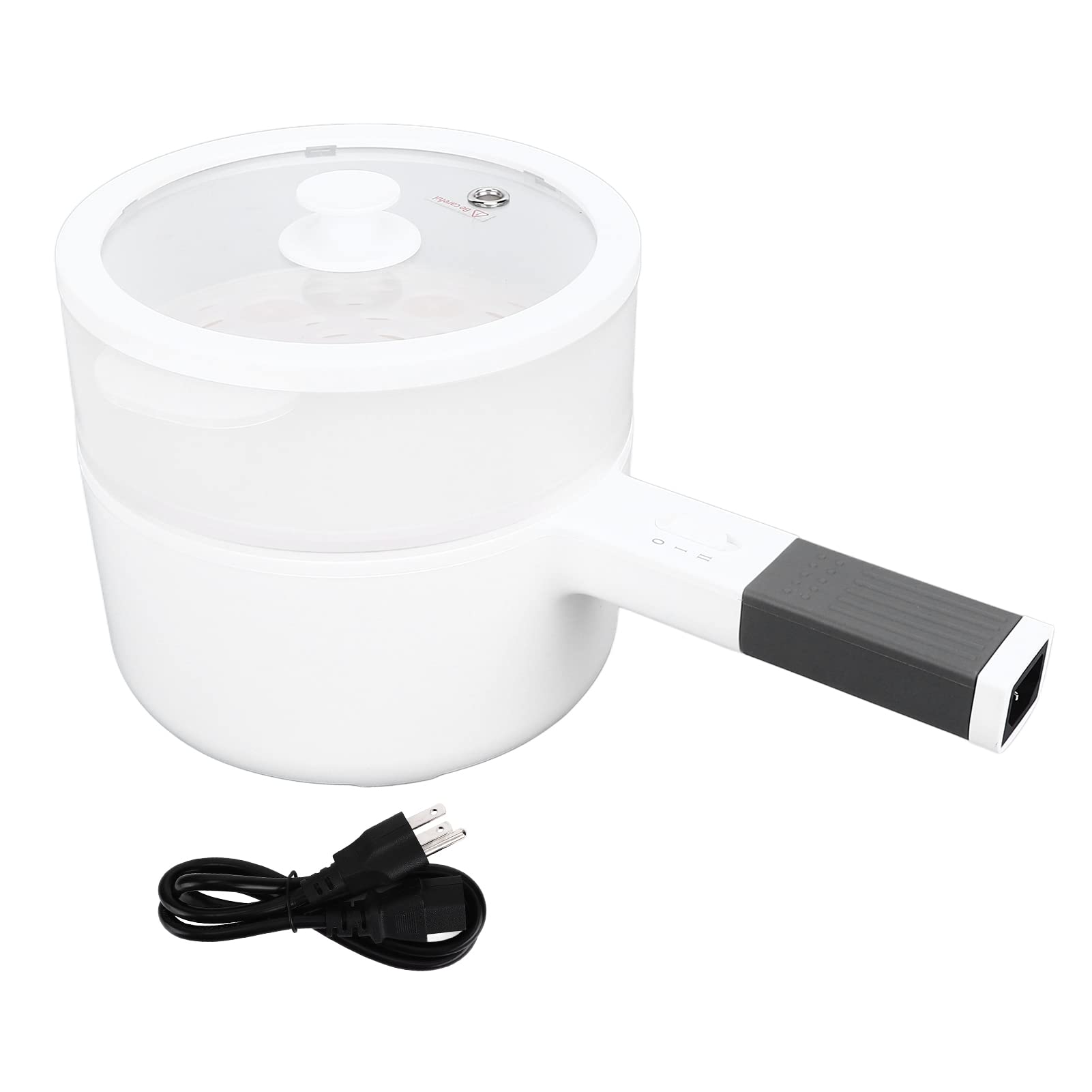 1.6L 700W Electric Hot Pot with Non-Stick Coating - 110V Portable Mini Cooking Pot for Soup, Noodles & Shabu Shabu | Perfect for Home, Office, Dorm & Travel