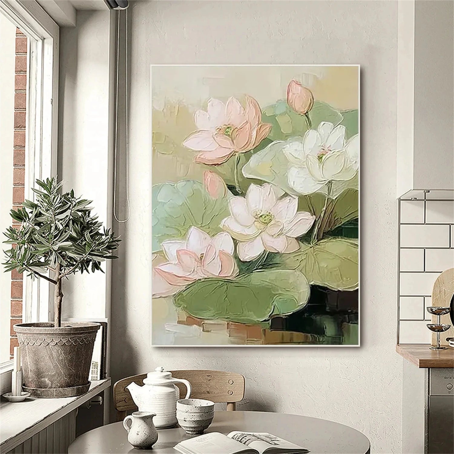 Abstract Canvas Art - Modern Floral and Tree Design #FT219 - Perfect for Living Room, Bedroom, and Office Wall Decor