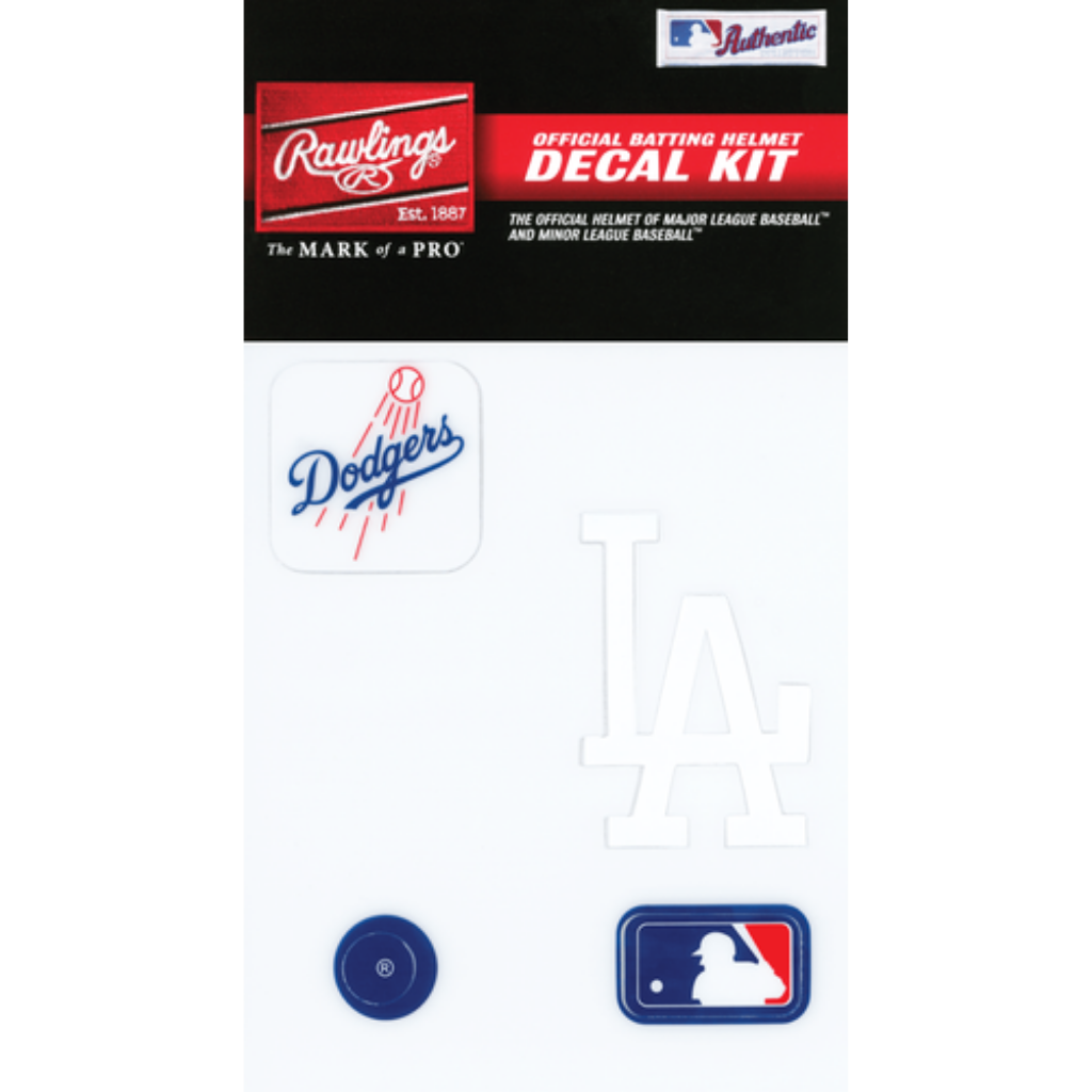 Rawlings MLB Decal Kit - Official Baseball Team Stickers for Helmets, Bats & Locker Decor | Perfect for Fans, Players & Collectors