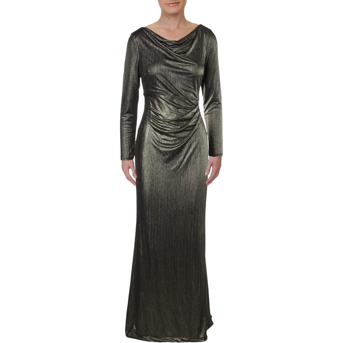 Ralph Lauren Women's Blakely Gown Dress - Elegant Long Formal Evening Gown for Weddings, Prom & Special Occasions