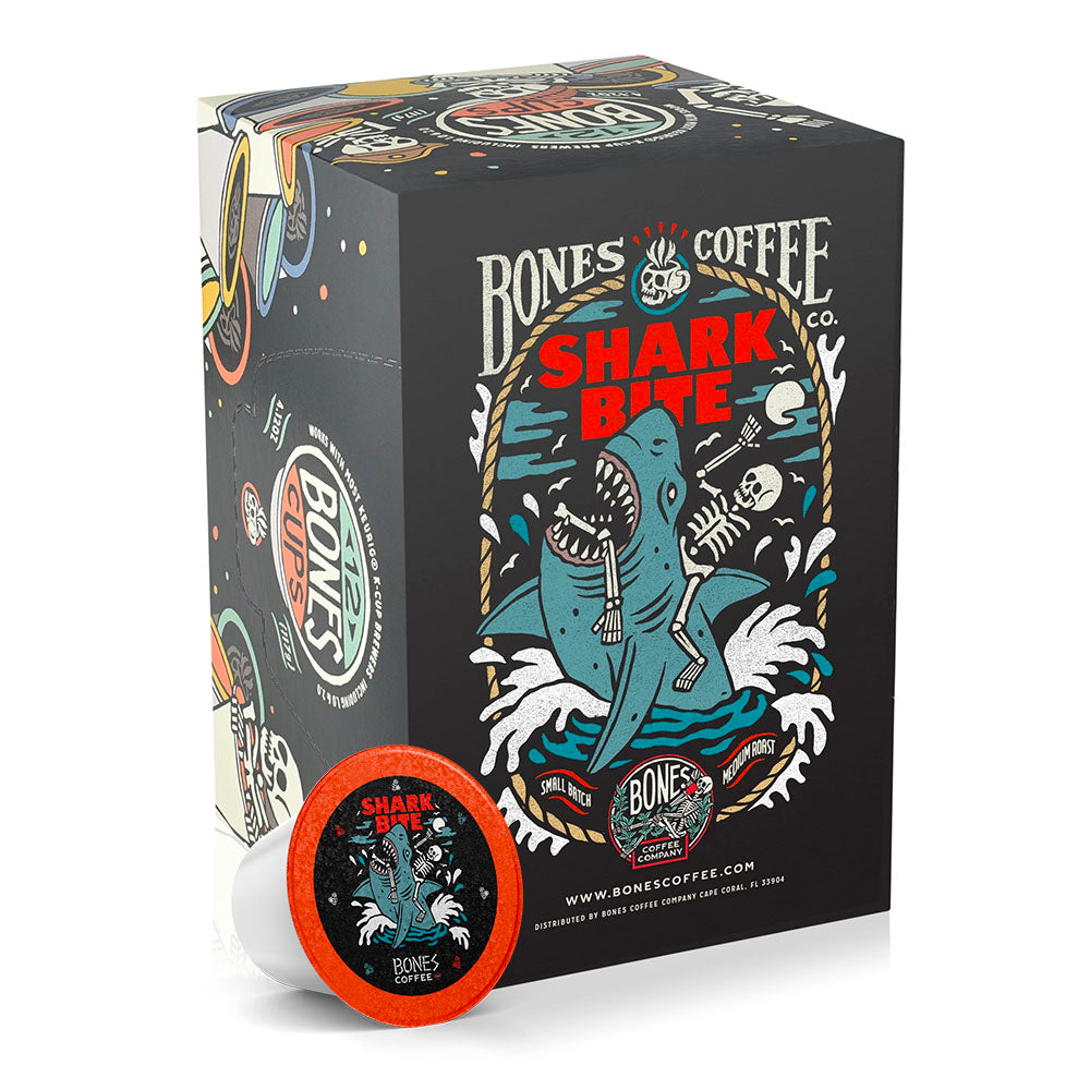 Shark Bite Bones Cups - 12 Pack | Durable Dog Chew Toys for Aggressive Chewers | Perfect for Training, Teething & Playtime