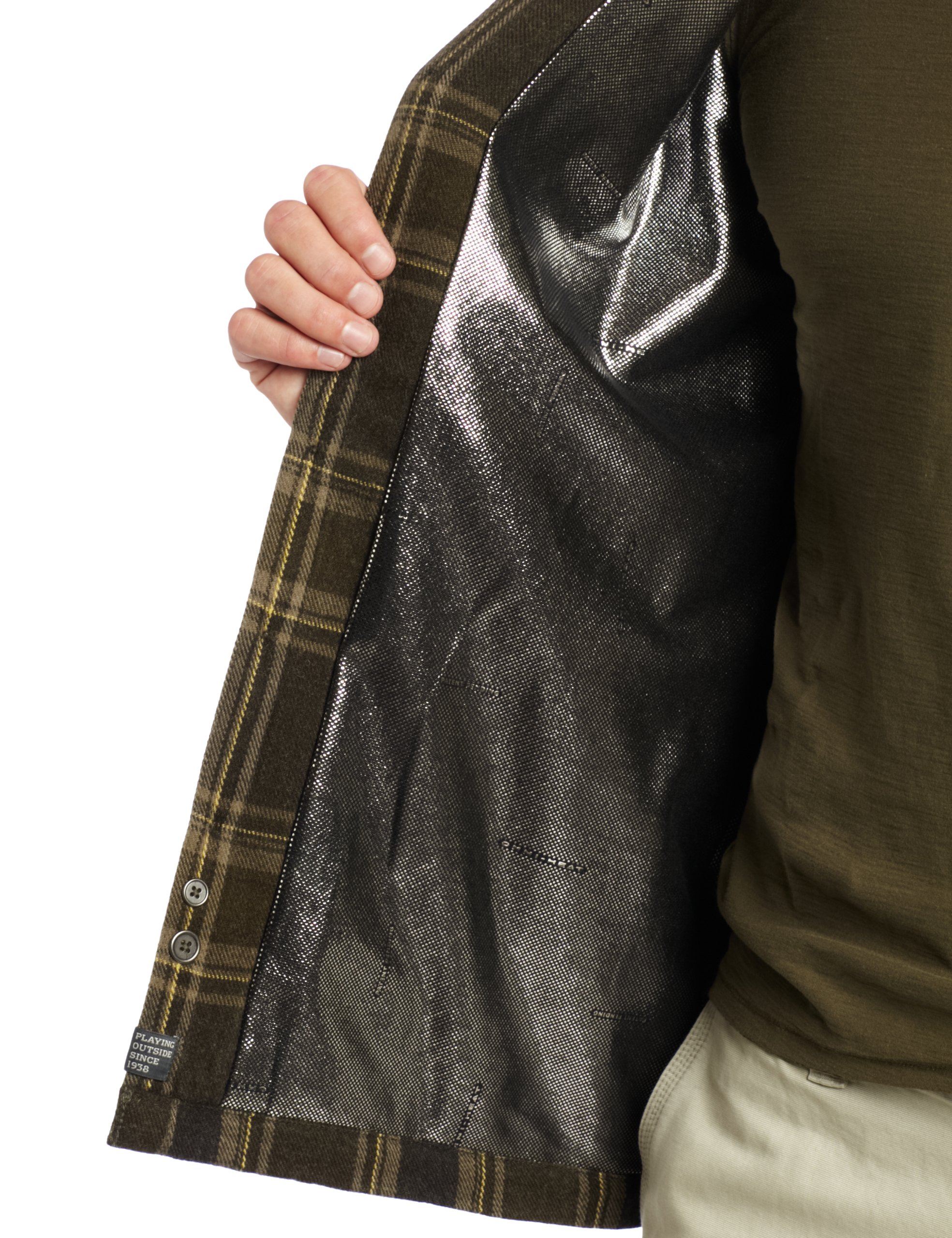 Columbia Men's Noble Falls Omni-Heat Shirt Jacket - Water-Resistant Fleece Lined Outdoor Shirt for Hiking, Camping & Cold Weather