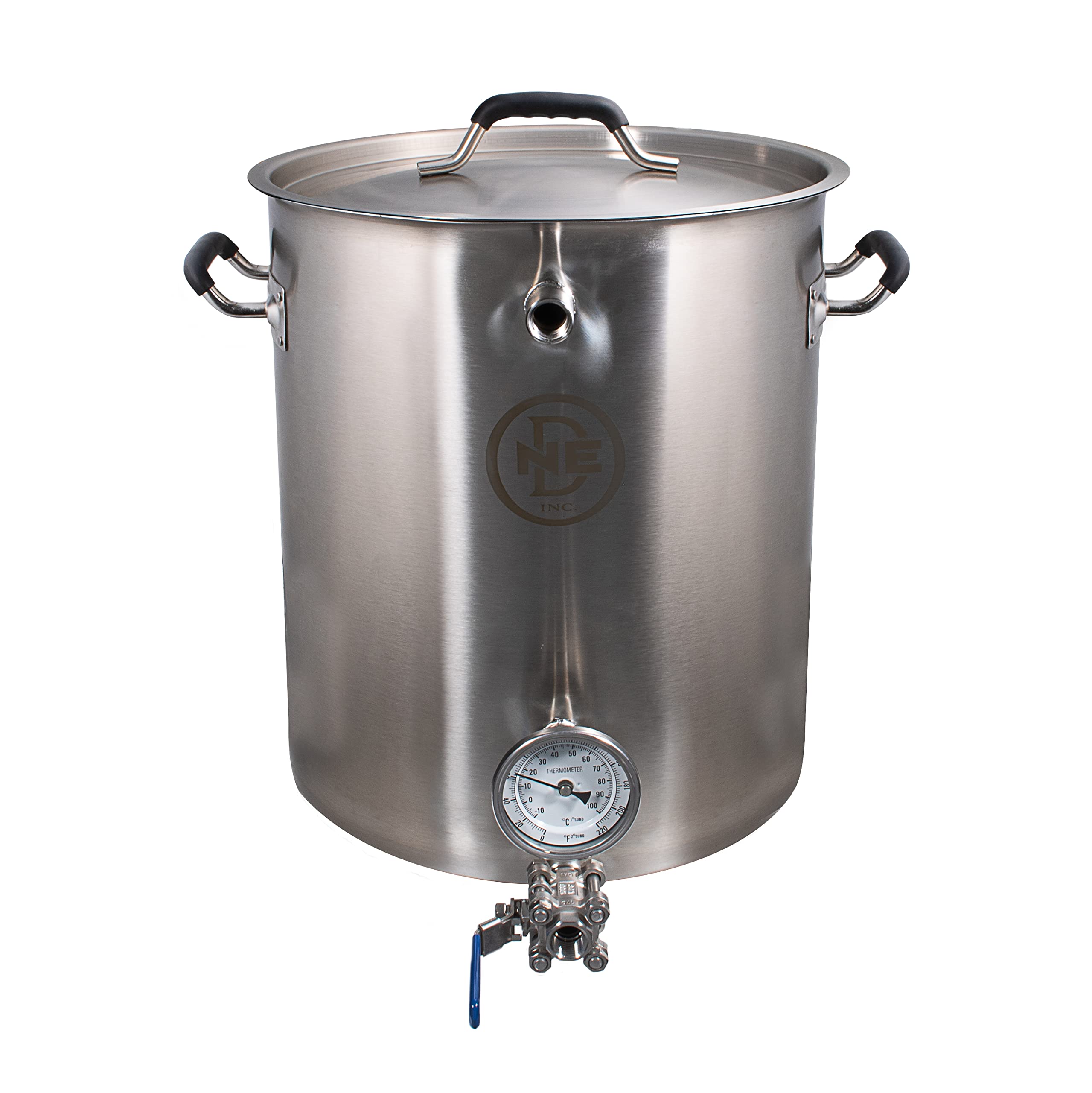 15 Gallon Stainless Steel Brew Pot - Home Brewing Beer & Kombucha Kit with Lid & Spigot - Perfect for Homebrewers & Craft Beer Enthusiasts (Great for Small Batch Brewing & Fermentation)