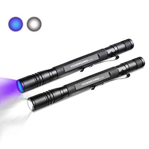 1 pcs UV Penlight + 1 pcs Led Flashlight