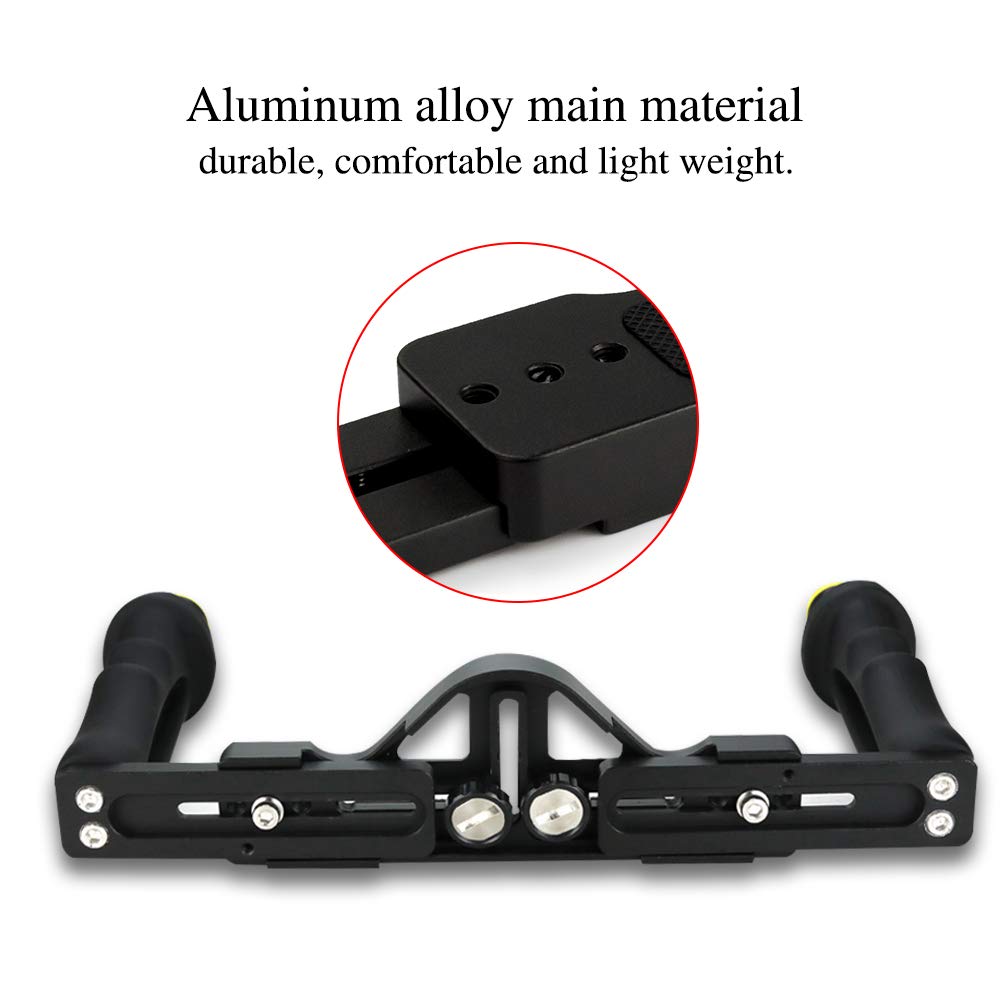 Sea Frogs Aluminum Tray & Grip for Underwater Camera Housings - Durable Dive Accessory for Underwater Photography & Videography - Perfect for Scuba Diving, Snorkeling, and Marine Exploration