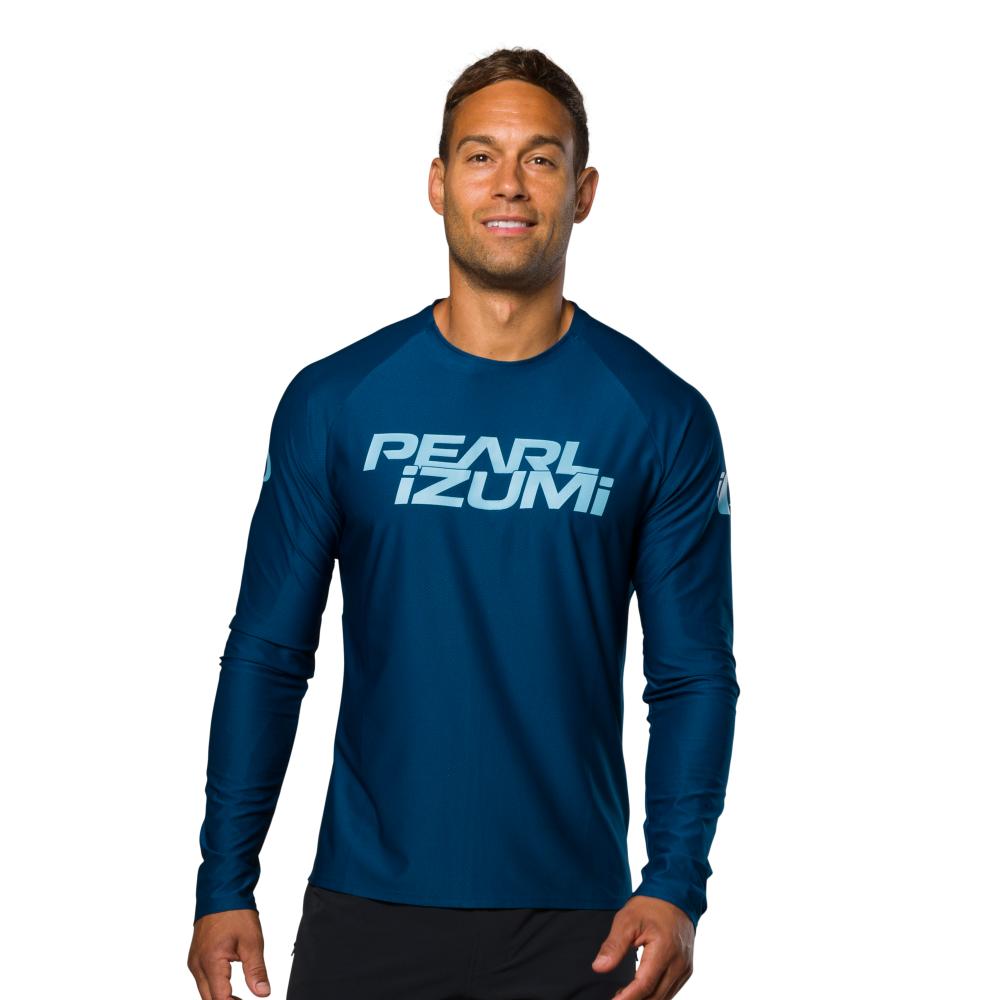 Men's Performance Long Sleeve Jersey - Breathable Moisture-Wicking Workout Shirt for Running, Gym & Outdoor Activities