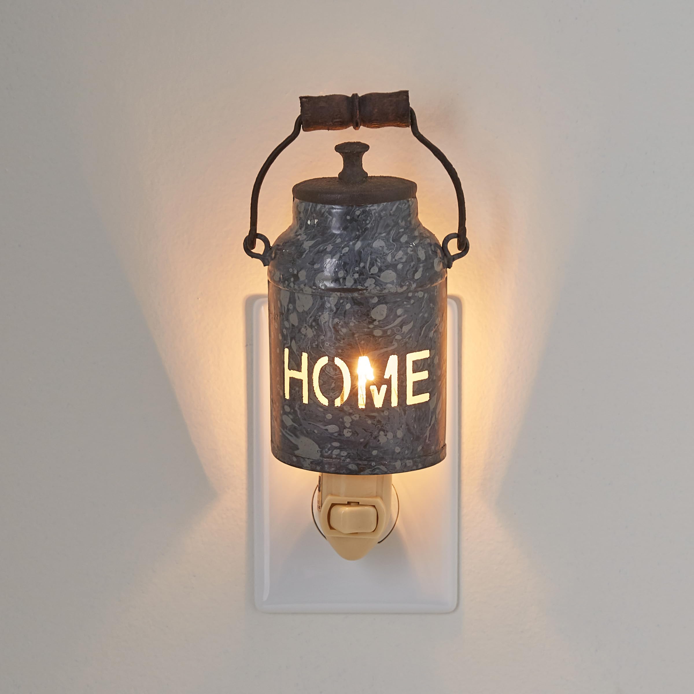 Park Designs Home Canister Night Light - Soft Glow LED Nightlight for Bedroom, Nursery, Hallway - Energy Efficient & Safe for Kids