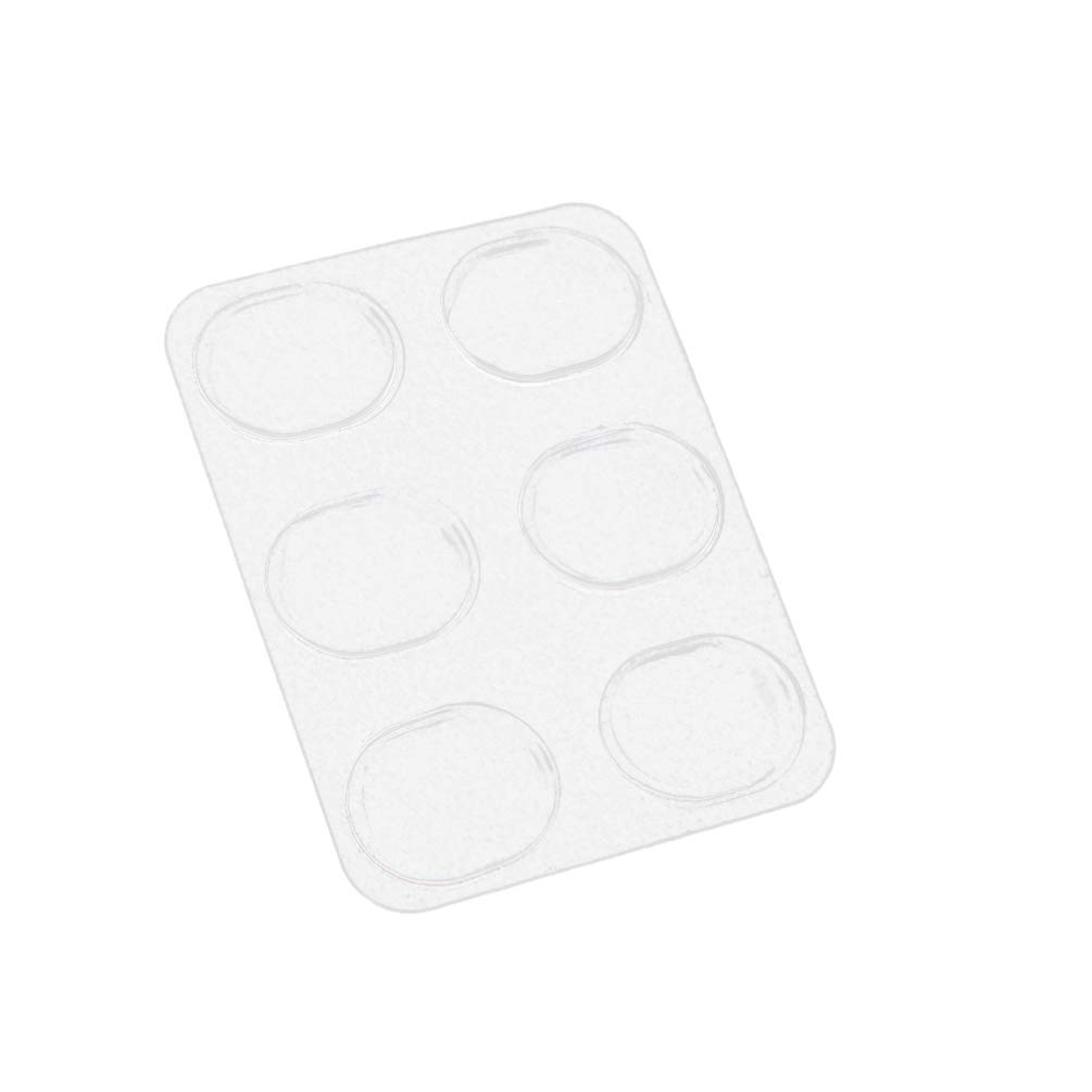 6-Piece Self-Adhesive Silicone Drum Mute Pads - Snare Drum Damper & Muffler for Noise Reduction - Perfect for Home Practice, Studio Recording, and Quiet Rehearsals