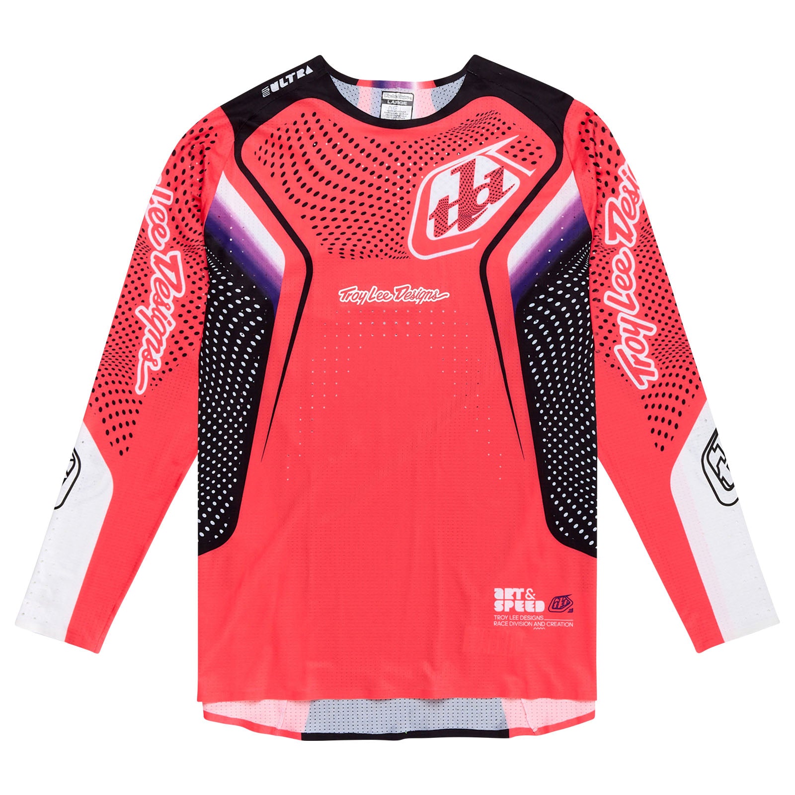 SE Ultra Jersey Optic Infra Red - High-Performance Sports Jersey for Running, Cycling & Training - Moisture-Wicking & Breathable Fabric for Men & Women