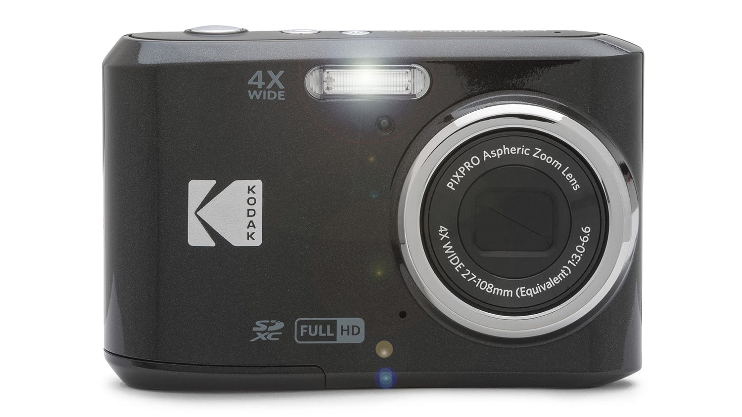 Kodak PIXPRO FZ45 16MP Digital Camera with 4X Optical Zoom & 1080P HD Video - Black - Perfect for Travel, Vlogging, and Family Photography