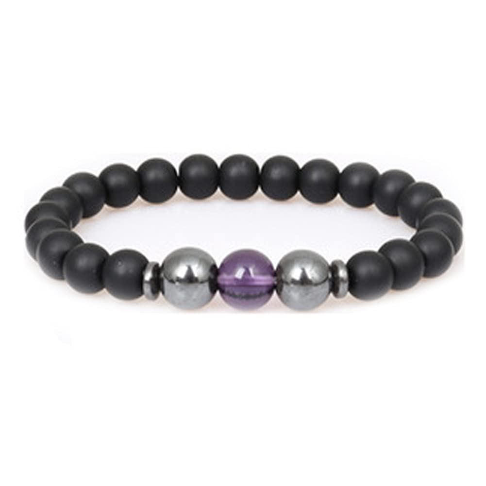 Black Obsidian Bracelet for Lymphatic Drainage & Swelling Relief - Natural Crystal Adjustable Weight Loss Bracelet for Women & Men - Perfect for Yoga, Meditation & Wellness Therapy