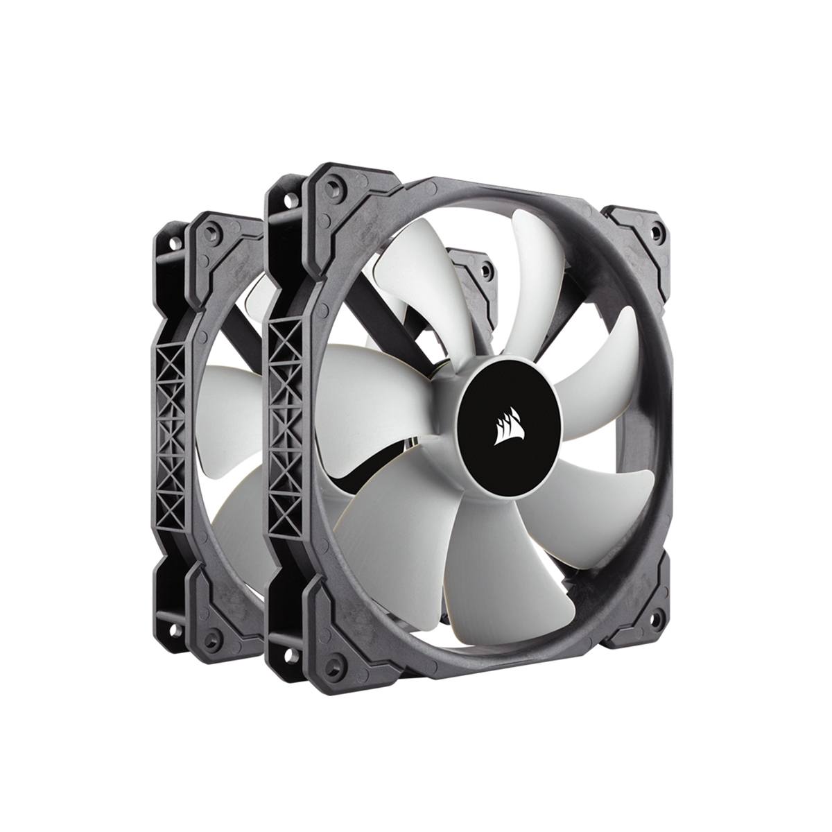 Corsair ML120 120mm Magnetic Levitation Cooling Fan Twin Pack - High Performance PC Case Fans for Gaming, Workstation & Server Cooling
