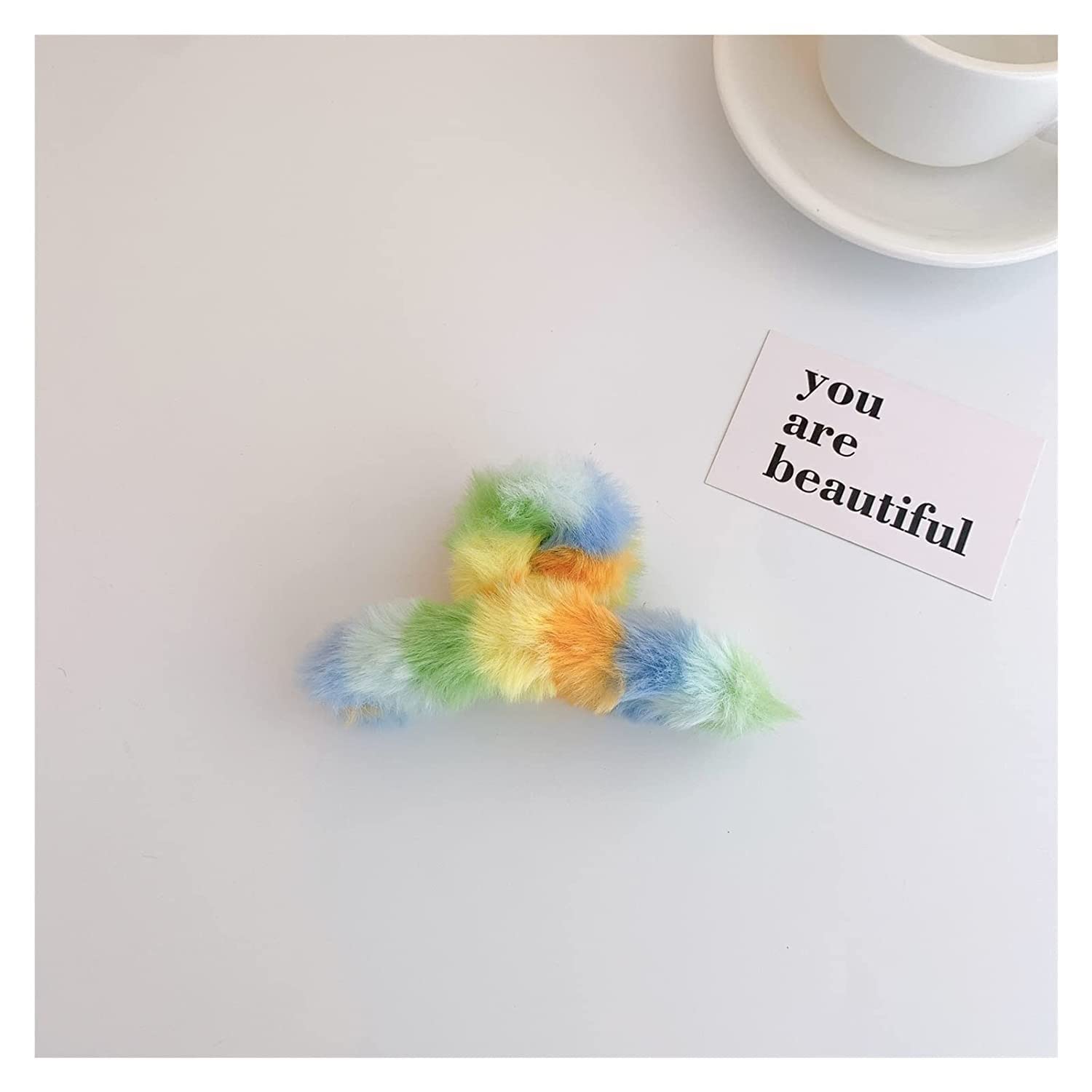 Soft Plush Hair Clips & Claws for Women - Fashion Hair Accessories Combs & Barrettes for Autumn Winter Styling - Perfect for Daily Wear, Parties & Special Occasions