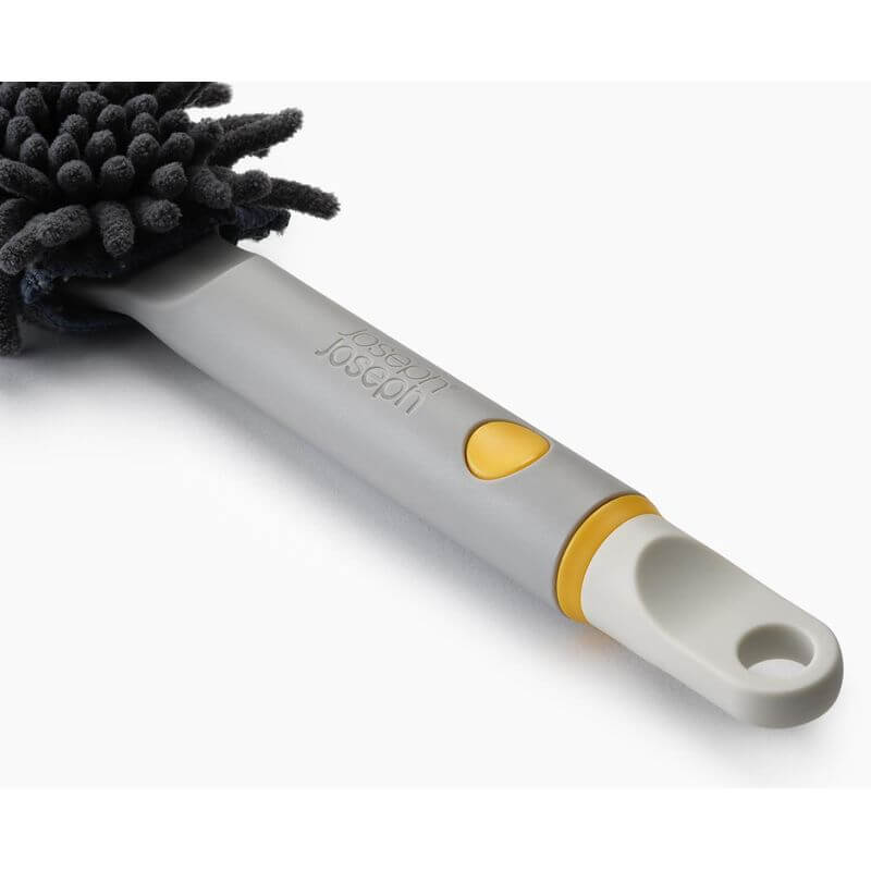 Joseph Joseph CleanTech Duster with Storage Sheath - Premium Microfiber Dusting Tool for Home Cleaning - Perfect for Furniture, Electronics, and Hard-to-Reach Areas