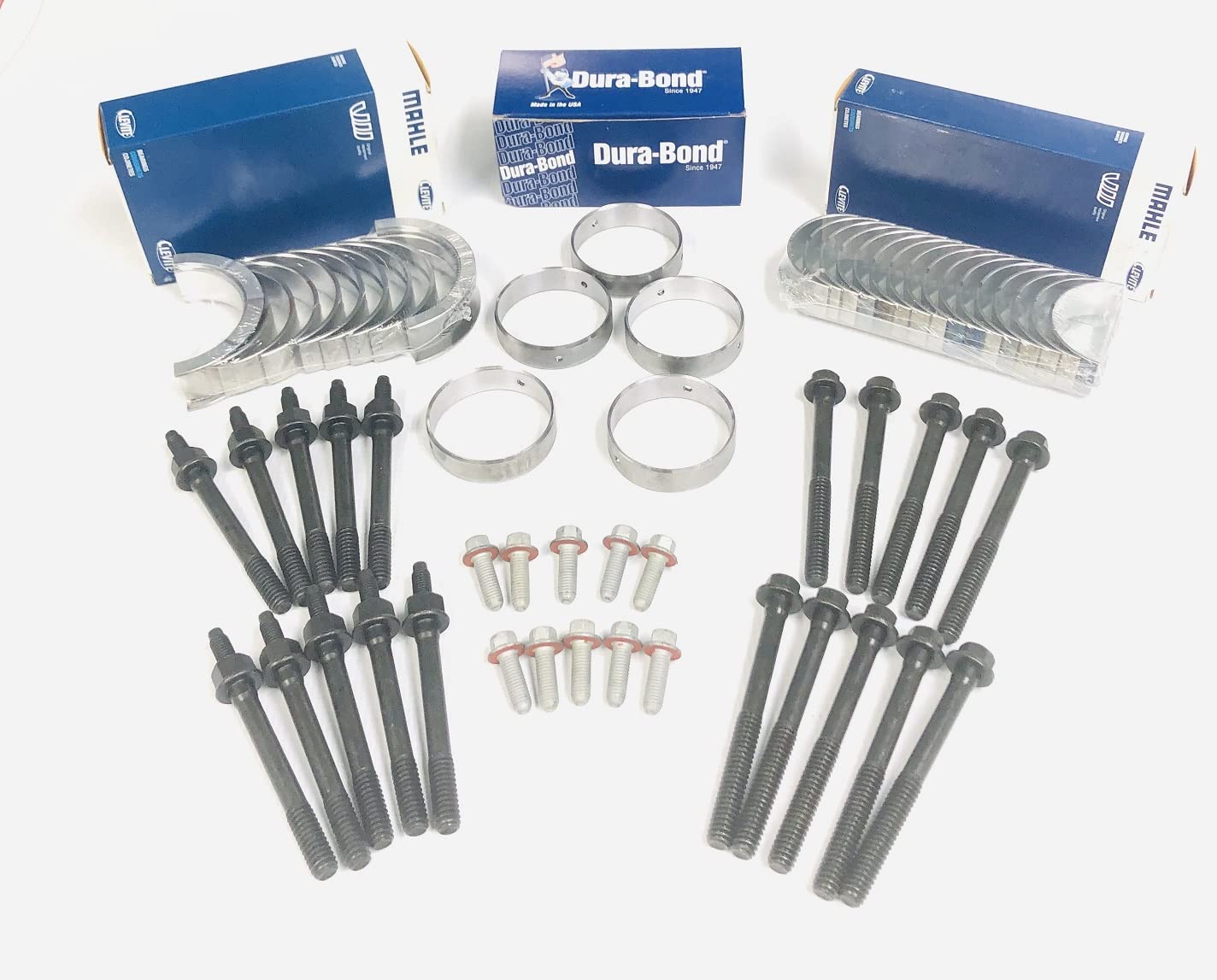 High-Performance Rod & Main Cam Bearings Kit with Main Bolts - Compatible with 1999-2003 Chevy 4.8L 5.3L 5.7L 6.0L LS Series Engines - Perfect for Engine Rebuilds & Performance Upgrades