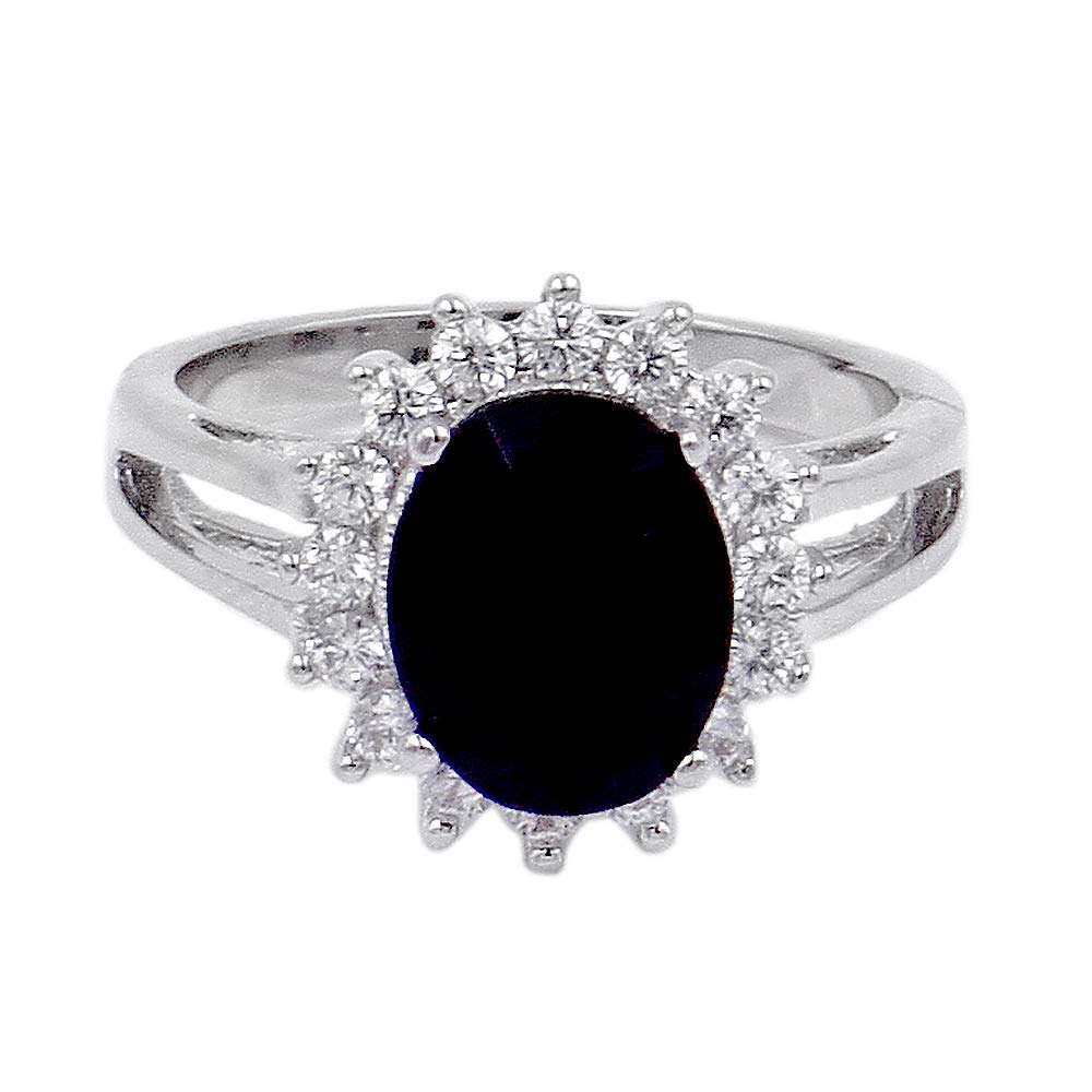 Luxurious Oval & Round CZ Rings for Women - Wedding, Engagement, Party & Cocktail Statement Jewelry - Sizes 5-10 - Perfect for Bridal Shower, Anniversary Gifts & Evening Events