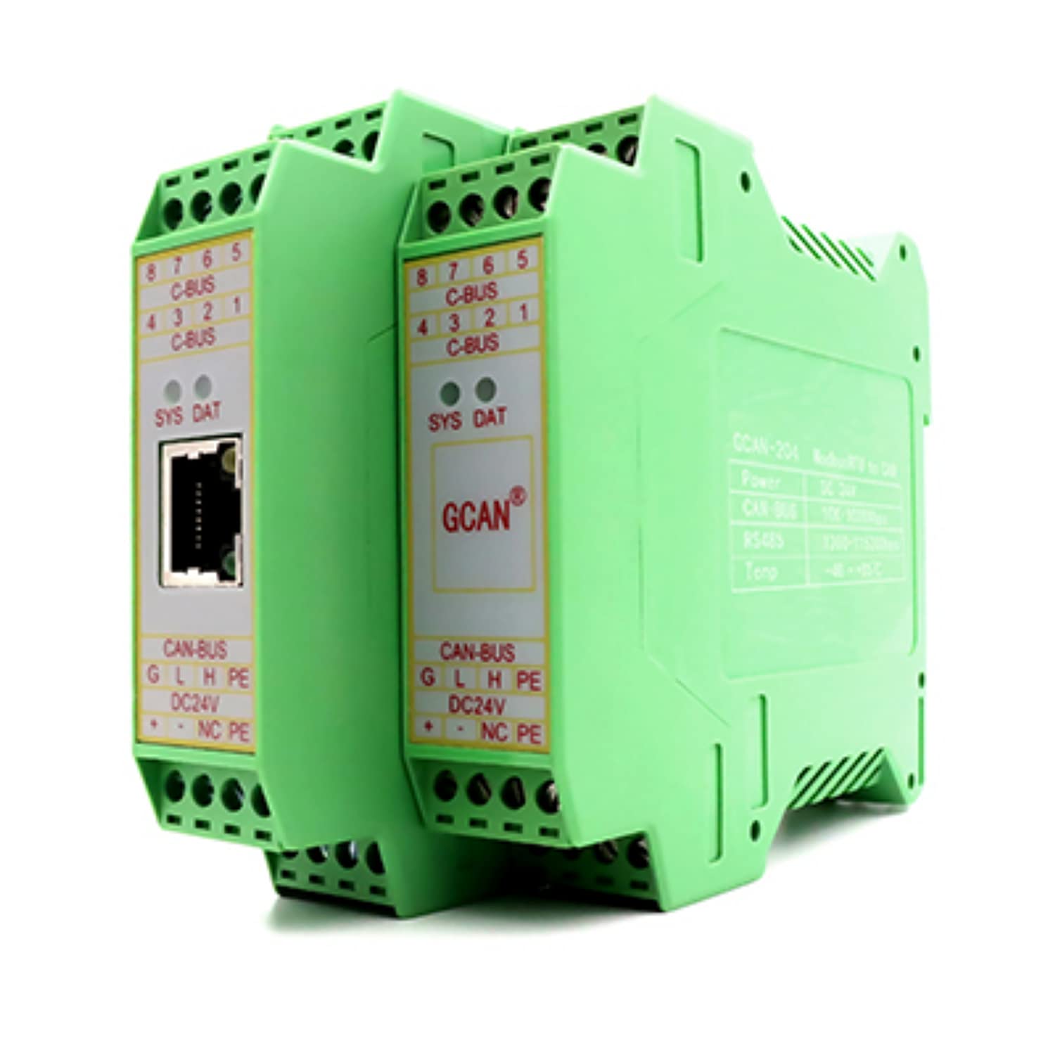 GCAN-205 Modbus TCP to CAN Converter - Industrial Protocol Gateway for CAN Network Communication | Connect Modbus TCP Masters to CAN Bus Systems for Automation & IoT Applications