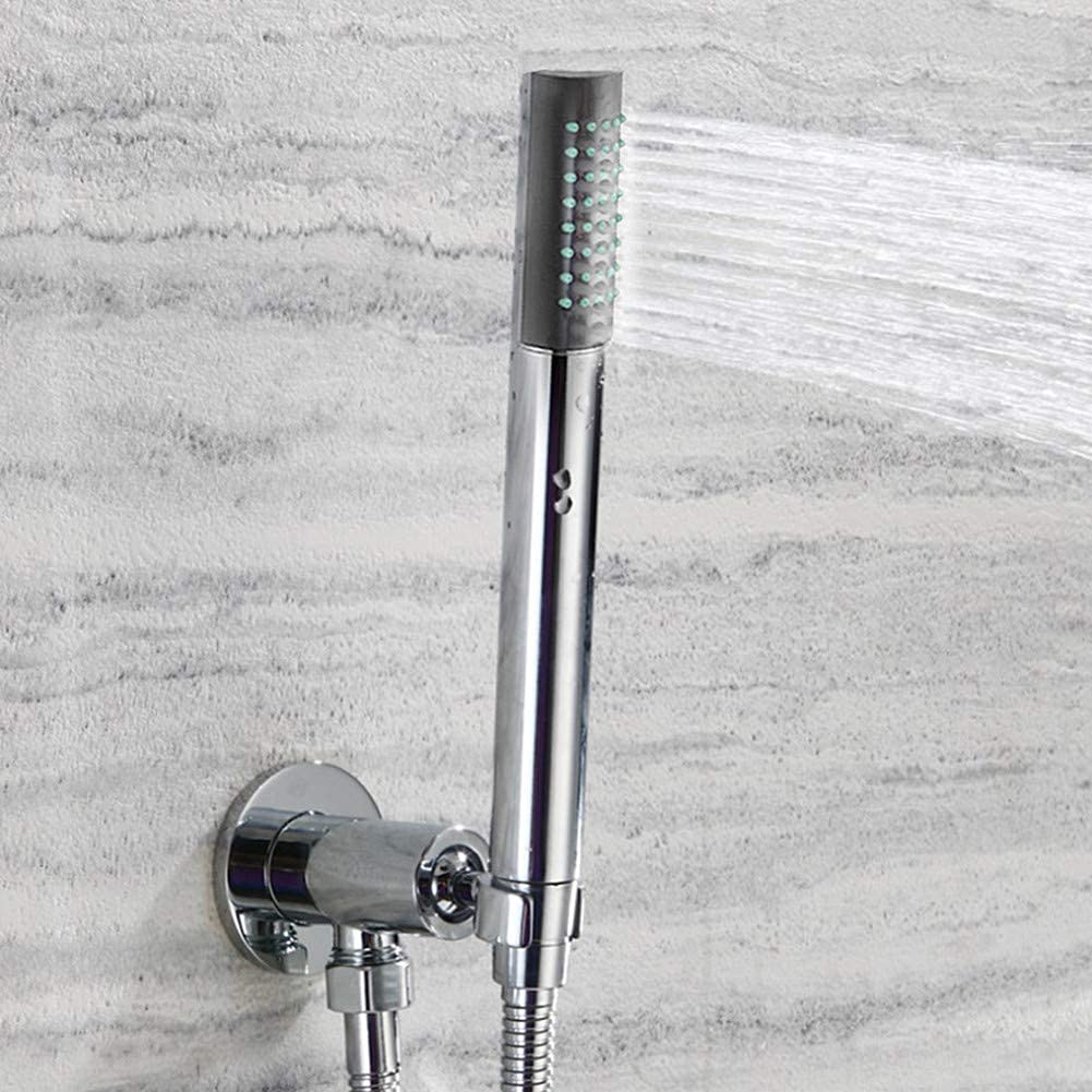 High-Pressure Water Saving Shower Head - ABS Rainfall & Handheld Shower Combo for Bathroom - Perfect for Eco-Friendly Homes & Spa-Like Experience