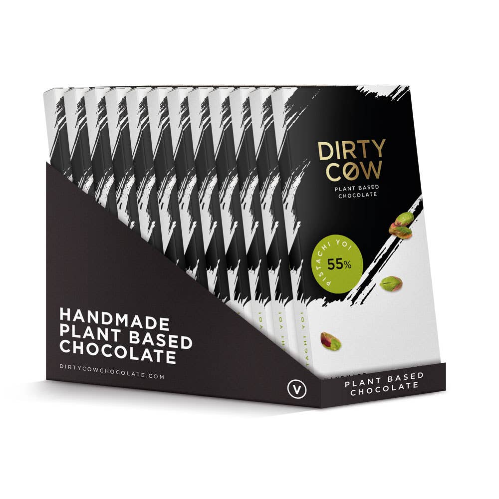 Dirty Cow Chocolate Pistachio Yo! - Premium Snack for Parties, Gifts & Healthy Treats