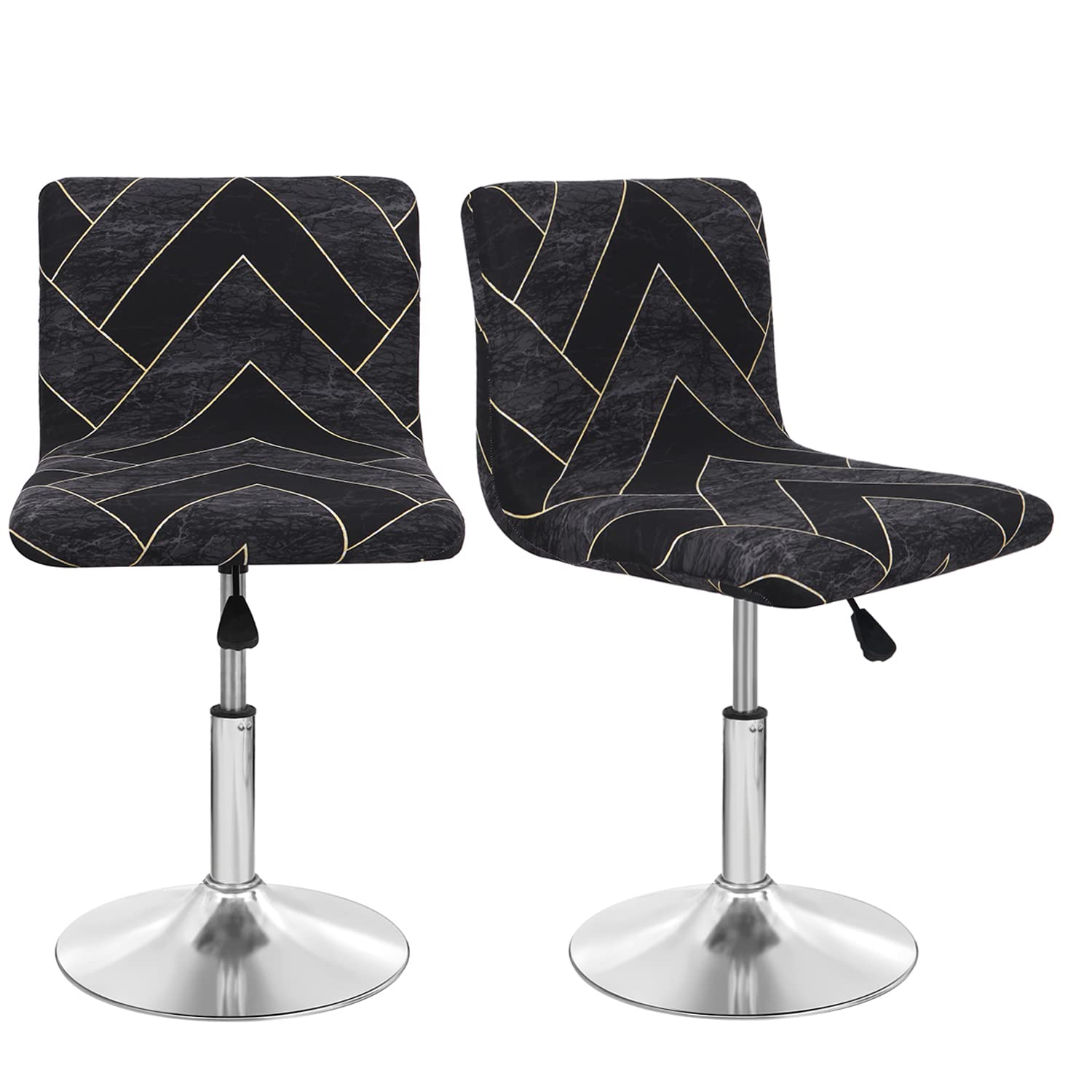 Deisy Dee Bar Stool Covers 2-Pack for Dining & Kitchen Decor