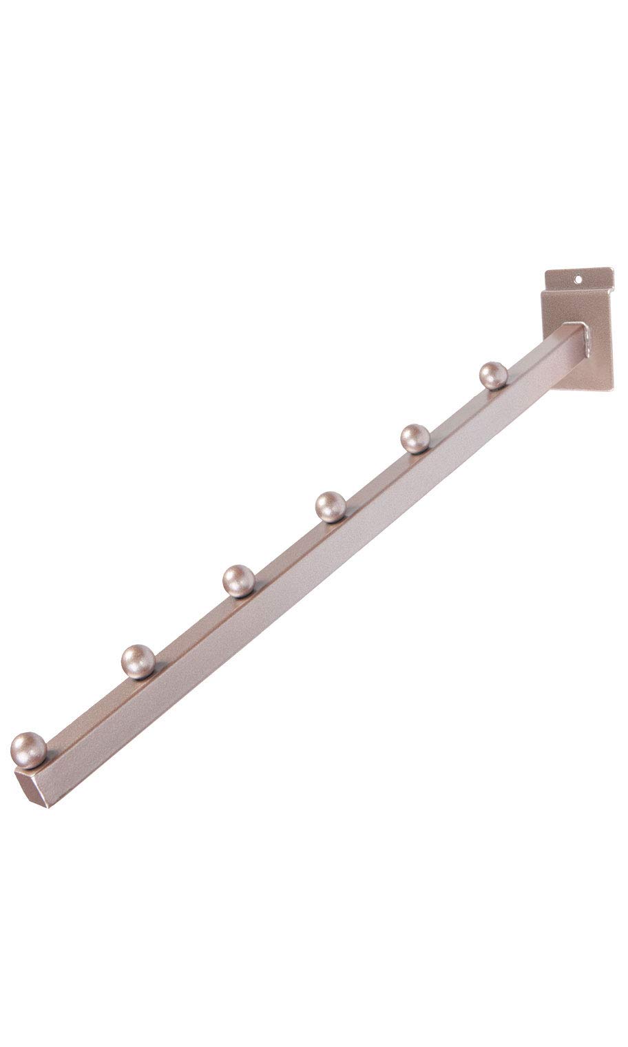 6-Ball Rose Gold Waterfall Display for Slatwall - Perfect for Retail Stores, Boutiques & Jewelry Showcases