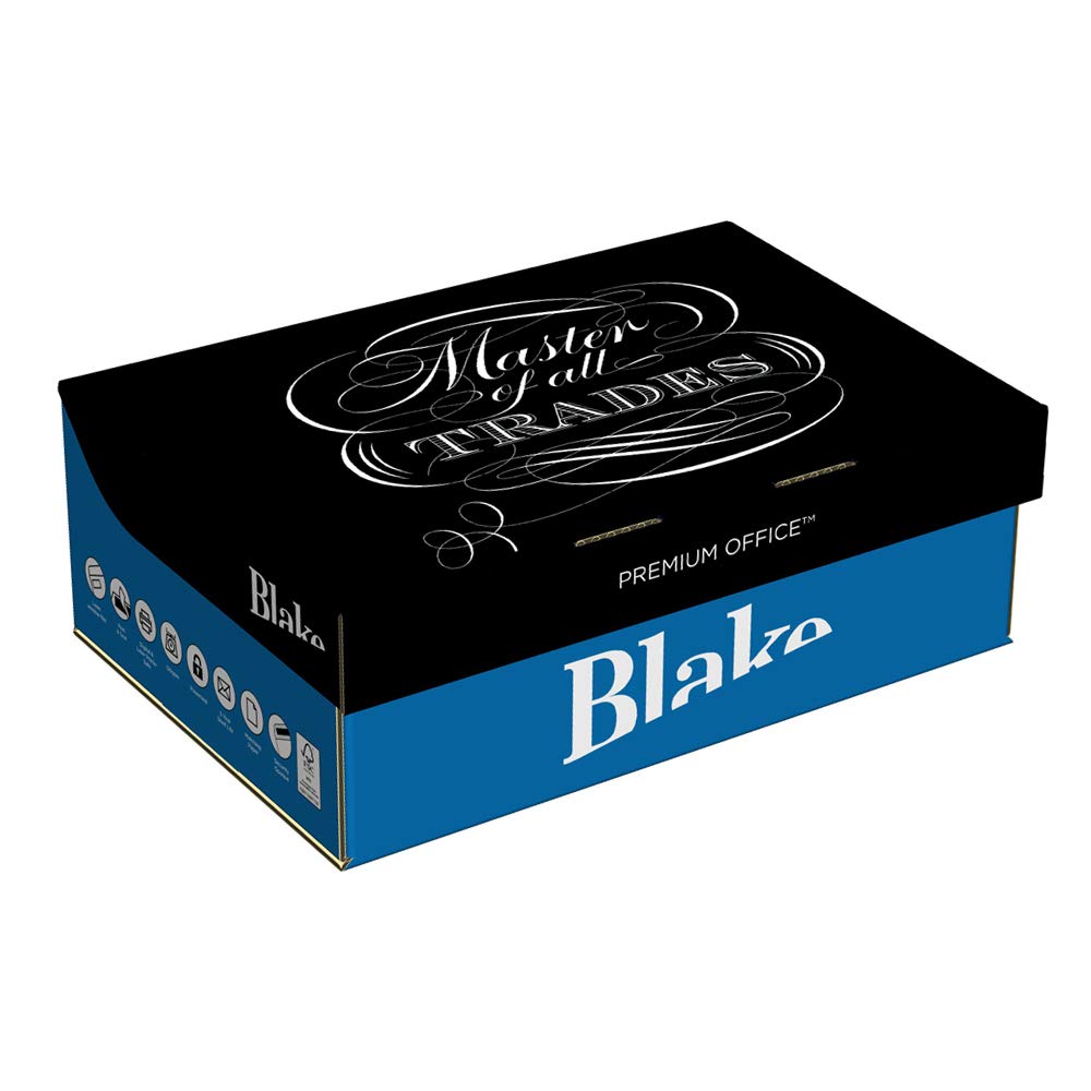Premium Blake Office DL 110×220mm 120 GSM Peel & Seal Wallet Window Envelopes (32216) - Ultra White Wove - Pack of 500 for Business Mailing, Invoices & Documents - Ideal for Offices, Banks & Corporate Use