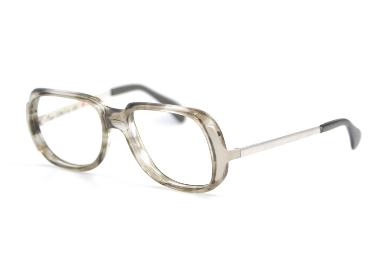 Menrad 2090 Brown Glasses for Men - Classic Retro Round Eyeglasses with Lightweight Metal Frame for Reading & Driving | Perfect for Office, Daily Wear & Fashion Accessories