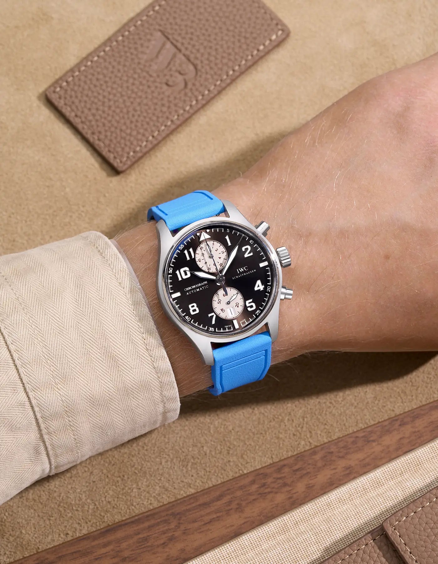 Original IWC Rubber Watch Band - Durable & Comfortable Replacement Strap for IWC Watches | Perfect for Sports, Diving & Everyday Wear