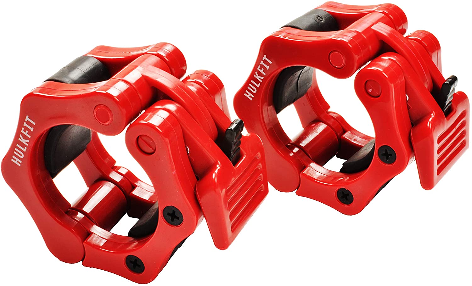 HulkFit ABS Quick Release Barbell Collars - Secure Olympic Weightlifting Clamps for 2