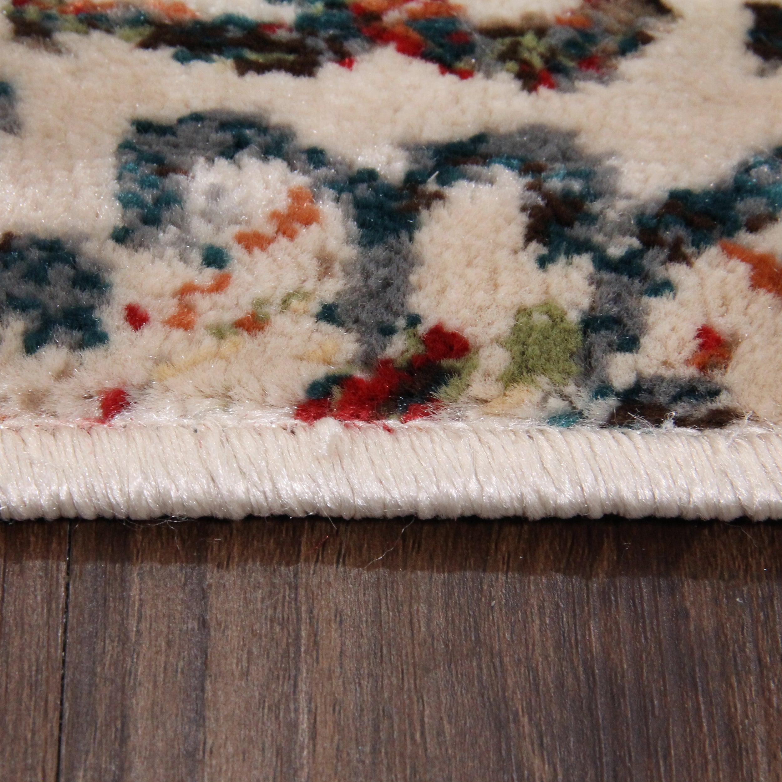 Vanessa Rustic Patchwork Indoor Modern Area Rug - Soft Boho Chic Living Room Carpet for Bedroom, Nursery & Home Decor