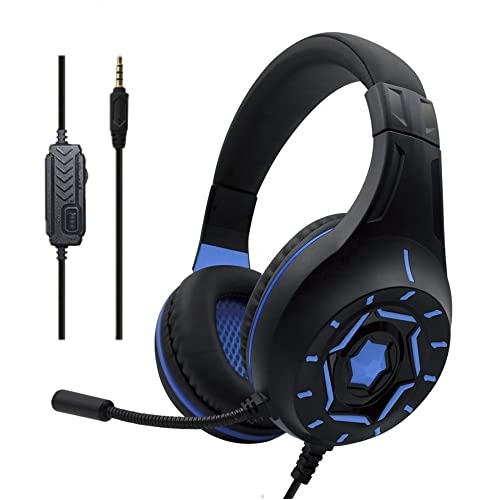 Renewgoo DEATHSTAR Pro Gaming Headset with Microphone - Noise Cancelling, Surround Sound for PS5, PS4, Xbox Series X/S, Nintendo Switch, PC, Mac, Mobile - Perfect for FPS, Battle Royale & Online Gaming