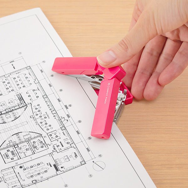XS Compact Punch 2 Hole Punch - Portable Paper Punch for A5 Notebooks & Midori Traveler's Notebook | Perfect for Office, School, Crafting & Journaling