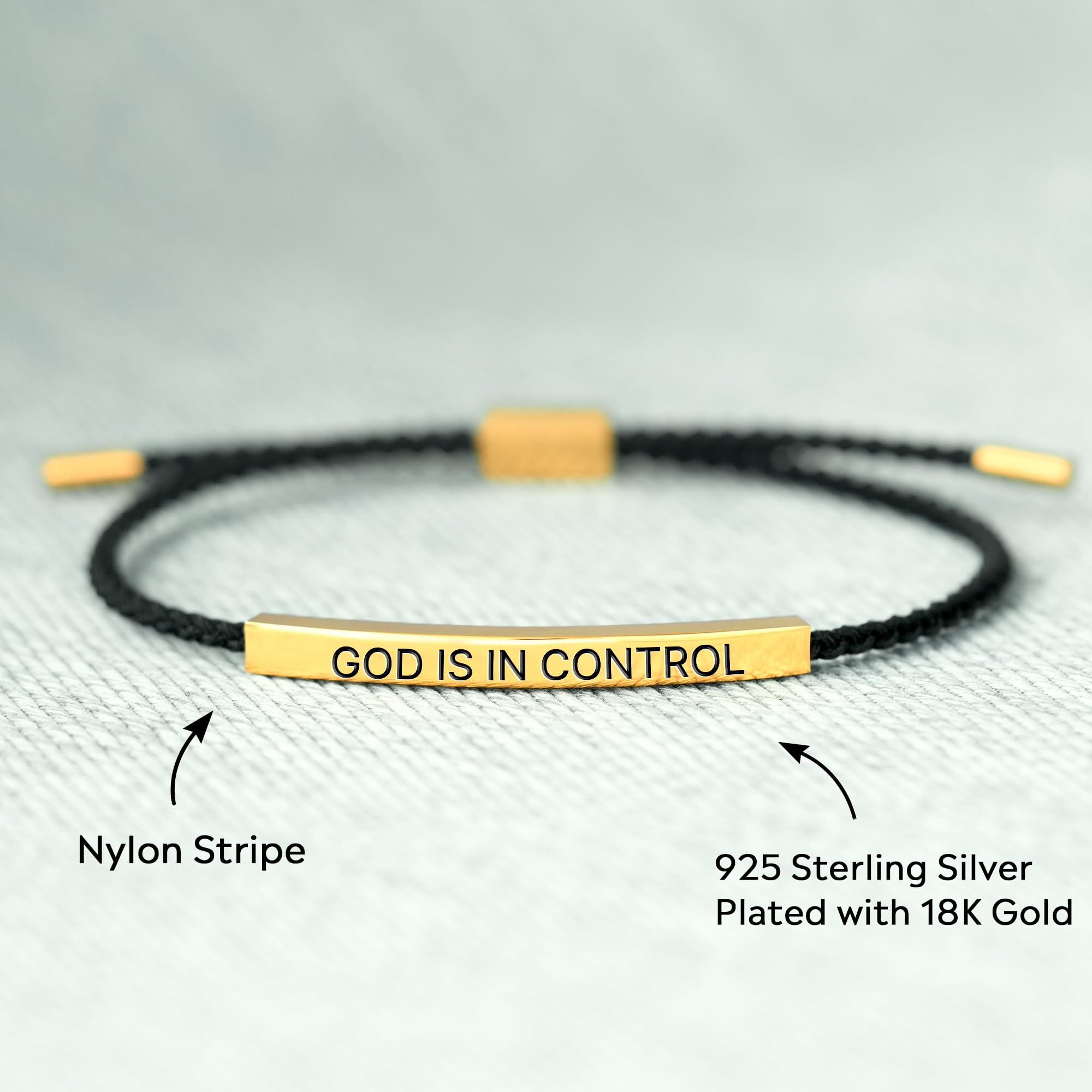 Christian Gold Plated Bracelets for Women - Faith Jewelry Gift for Prayer & Worship